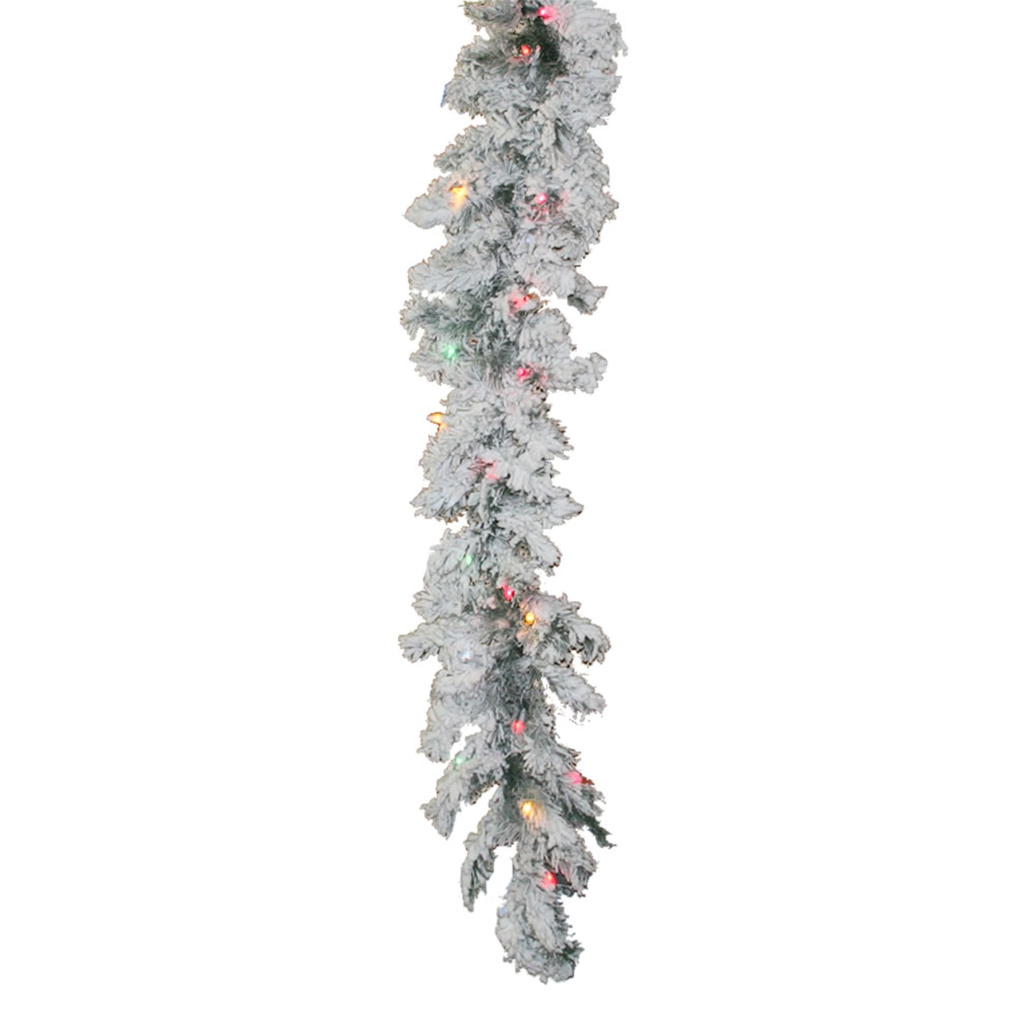 9' x 12” Flkd Alaskan Garland LED 50MU