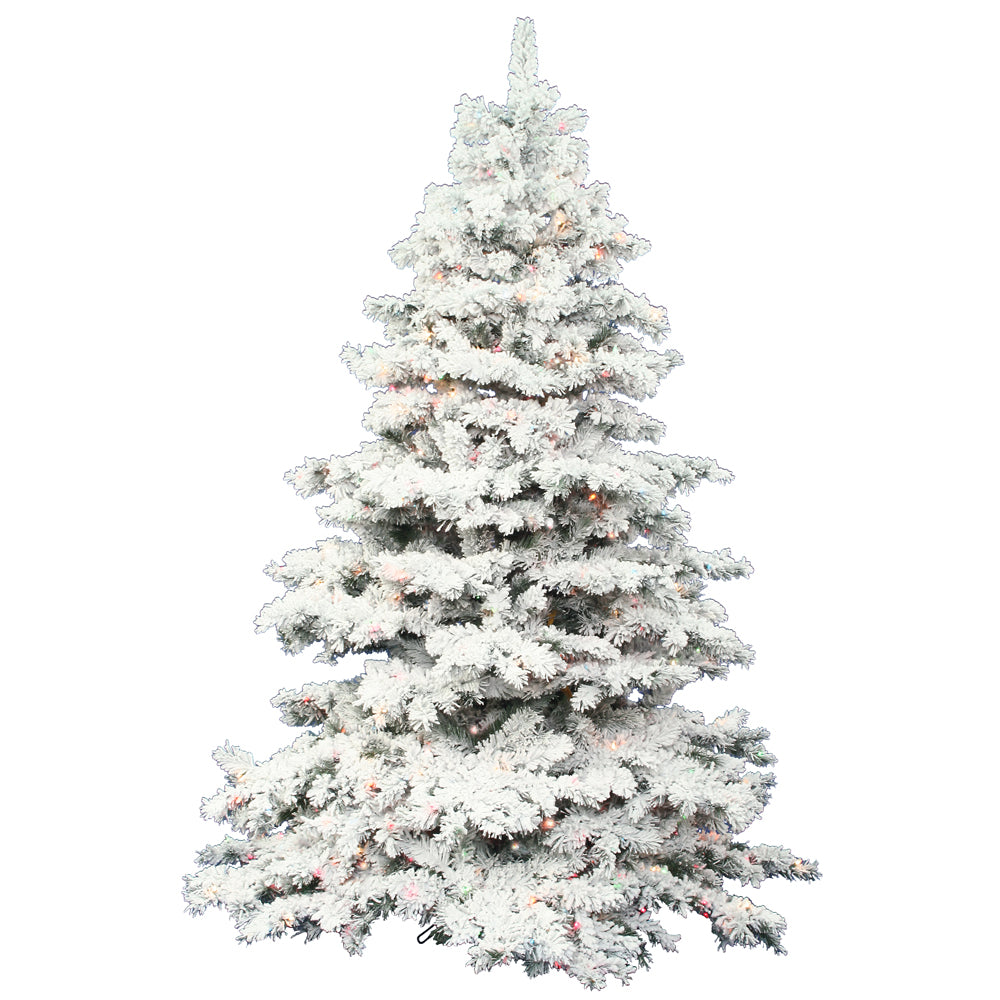 Vickerman 5.5' x 49″ Flocked Alaskan Dura-Lit 500C - A806356