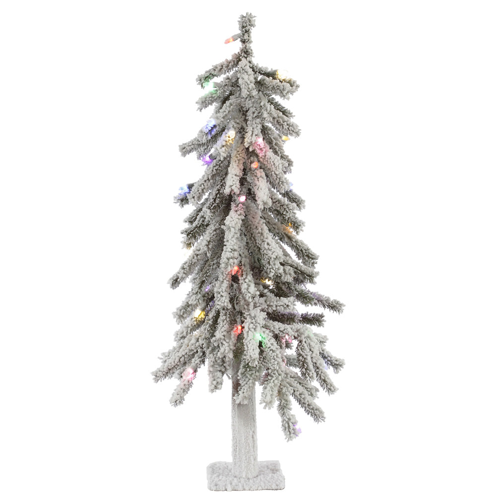 Vickerman 3' x 21″ Flocked Alpine 142T 50MU LED - A807432LED