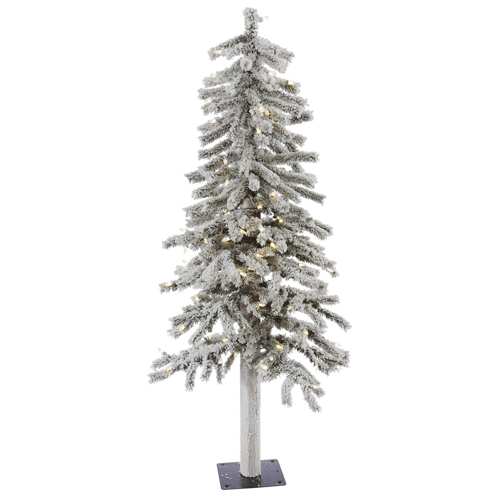 Vickerman 4' x 23″ Flocked Alpine 256T 100WmWt LED - A807441LED