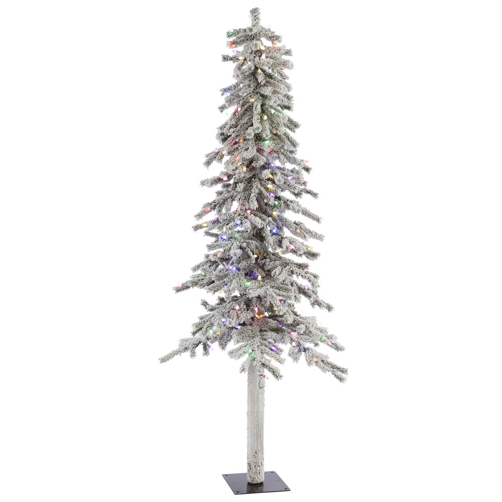 Vickerman 6' x 33″ Flocked Alpine 490T 200MU LED - A807462LED