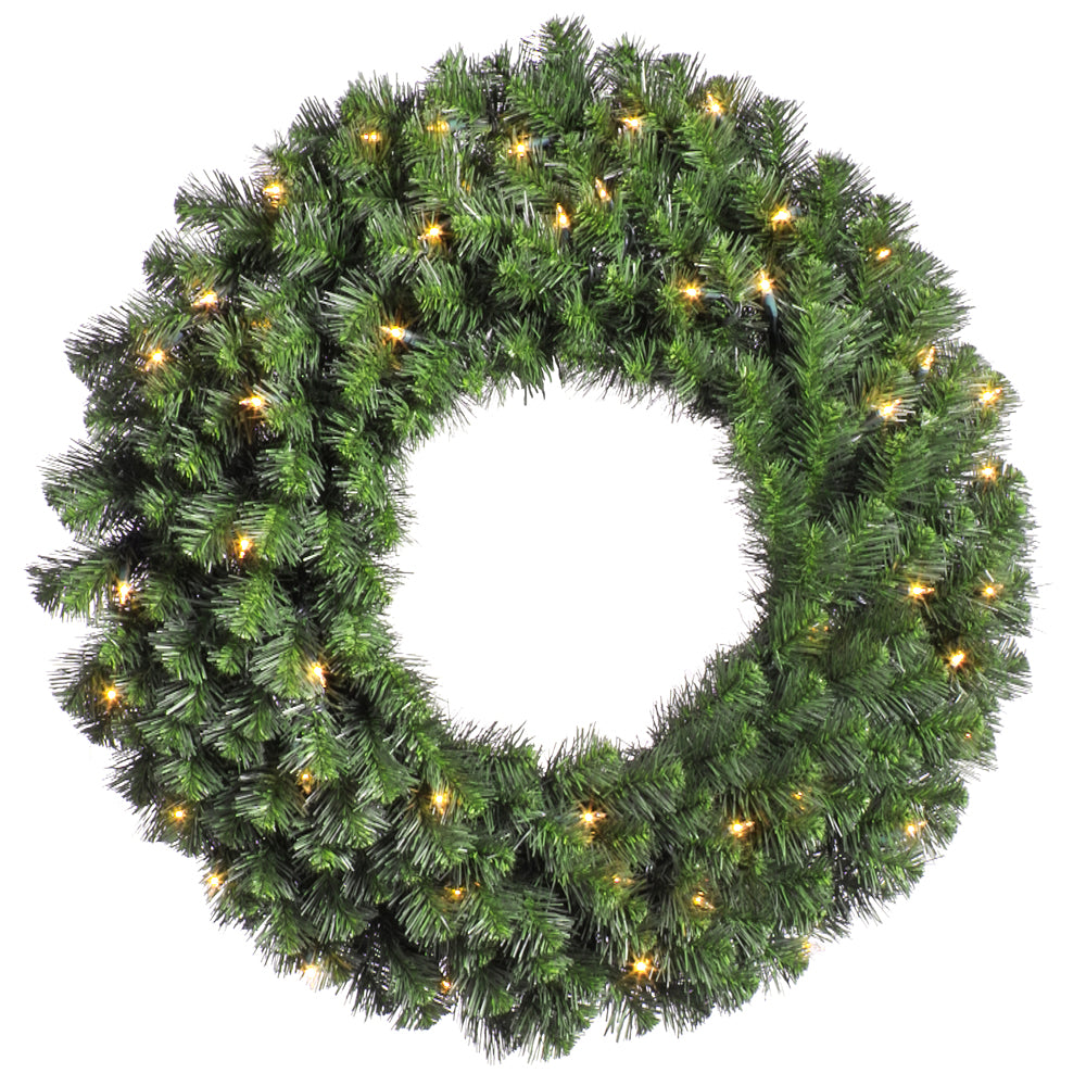 Vickerman 24″ Douglas Wreath Dura-Lit 50CL 200T - A808824