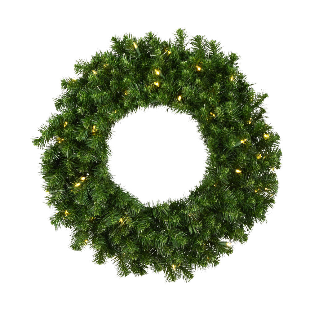 Vickerman 30″ Douglas Fir Wreath 240T 50WmWht LED - A808830LED