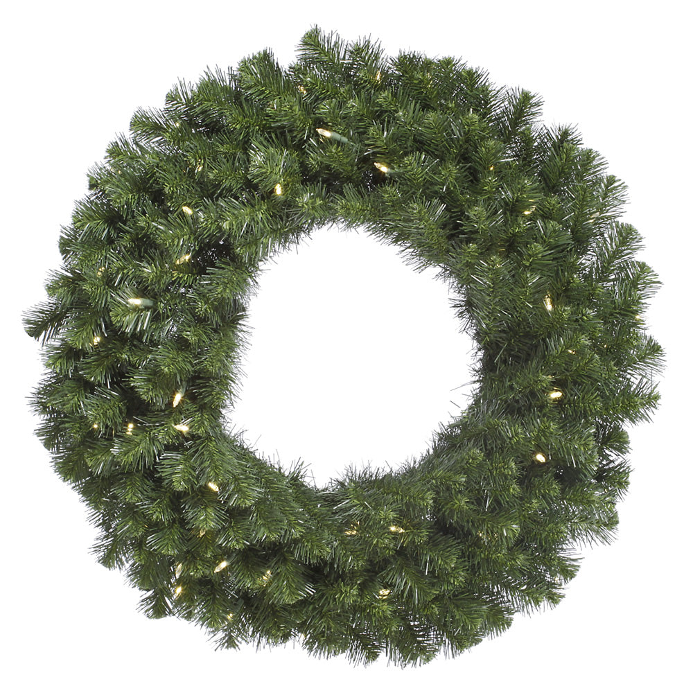 Vickerman 42″ Douglas Fir Wreath 370T 150WmWht LED - A808842LED