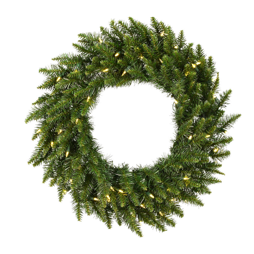 Vickerman 30″ Camdon Fir Wreath  50 Multi LED - A861032LED