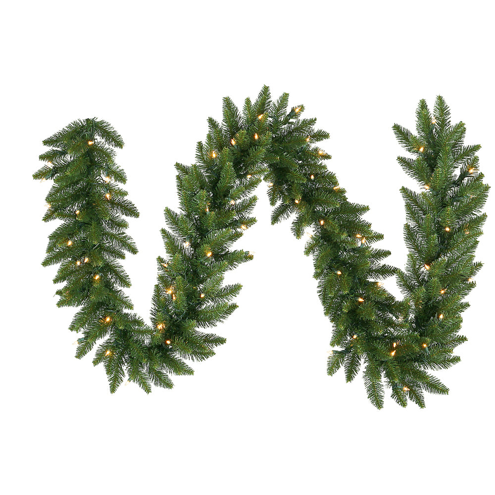 Vickerman 9' x 16″ Camdon Garland 150LED WmWht - A861118LED