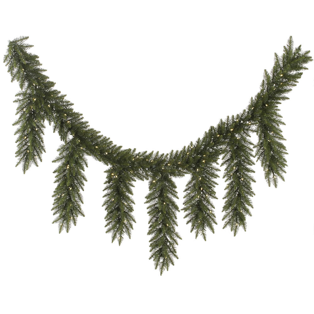 Vickerman 9' x 12″ Camdon Icicle Garl 150WmWht Led - A861161LED
