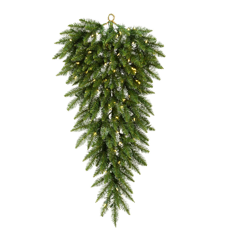 Vickerman 48″ Camdon Fir Teardrop 100LED WmWht - A861175LED