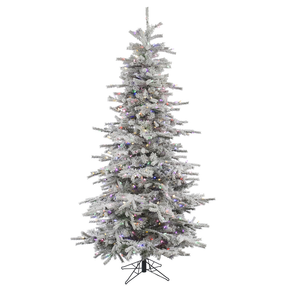 Vickerman 8.5' x 58″ Flocked Slim Sierra 850MU LED - A862082LED