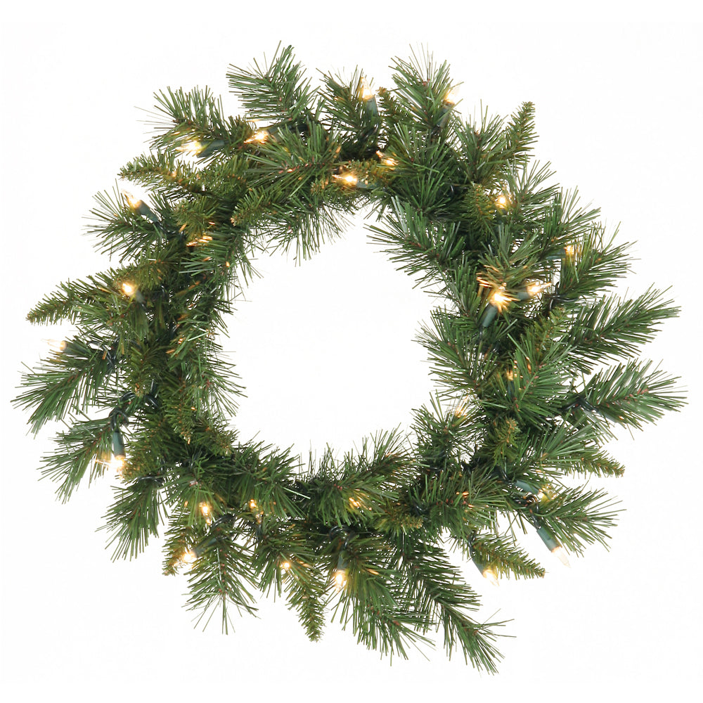 Vickerman 24″ Imperial Wreath 50MU Dura-Lit - A877326
