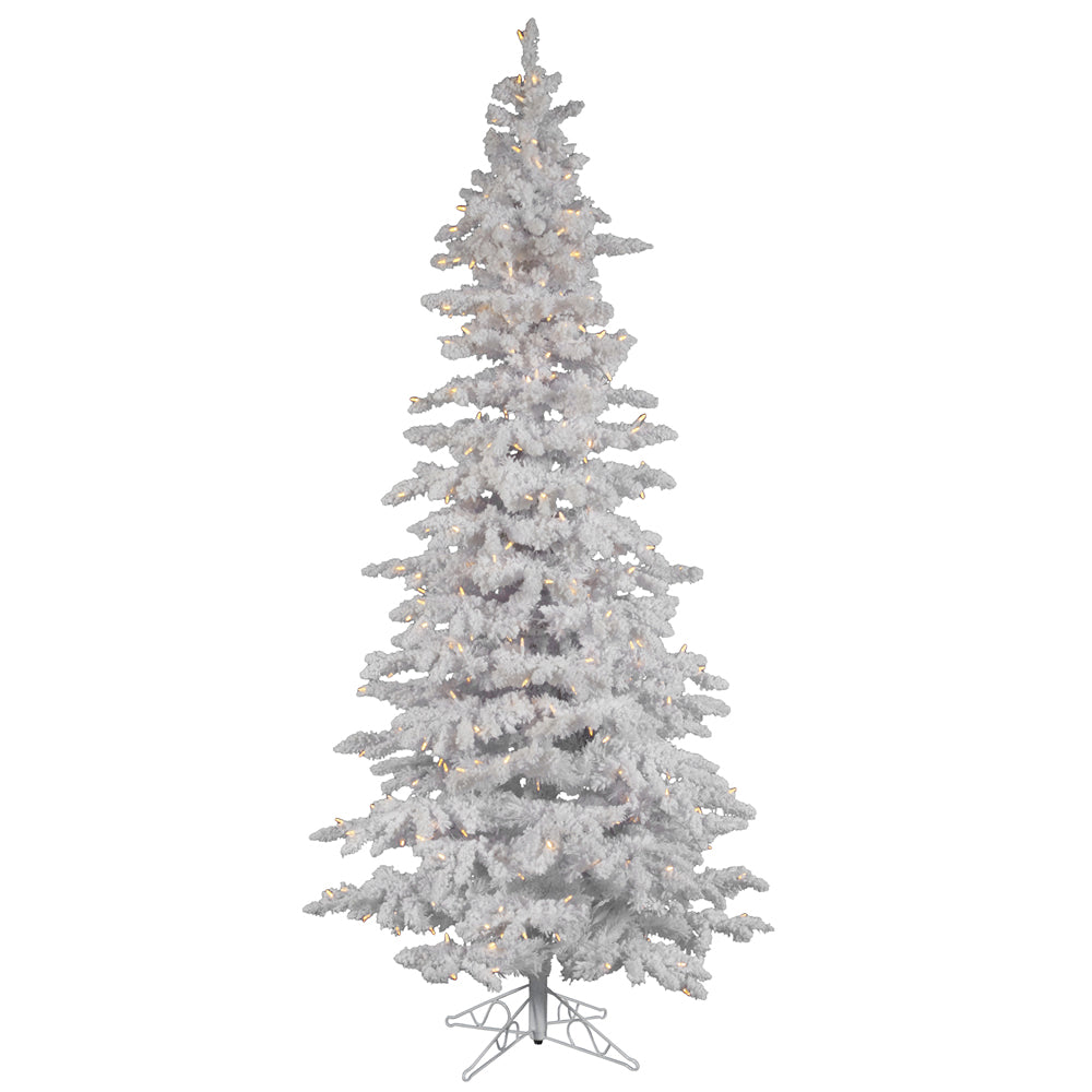 Vickerman 6.5' X 39″ Flkd White Slim 400WmWht - A893566LED