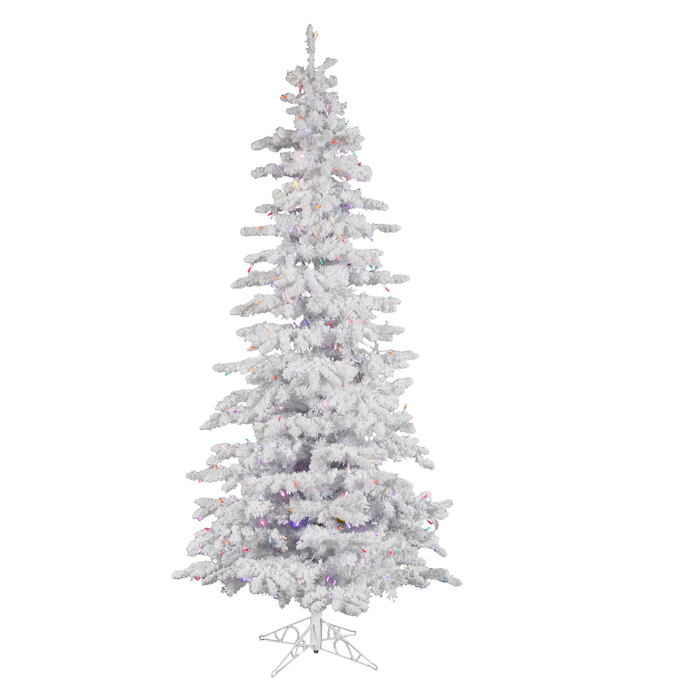 Vickerman 7.5' x 43″ Flkd White Slim 550Multi - A893577LED