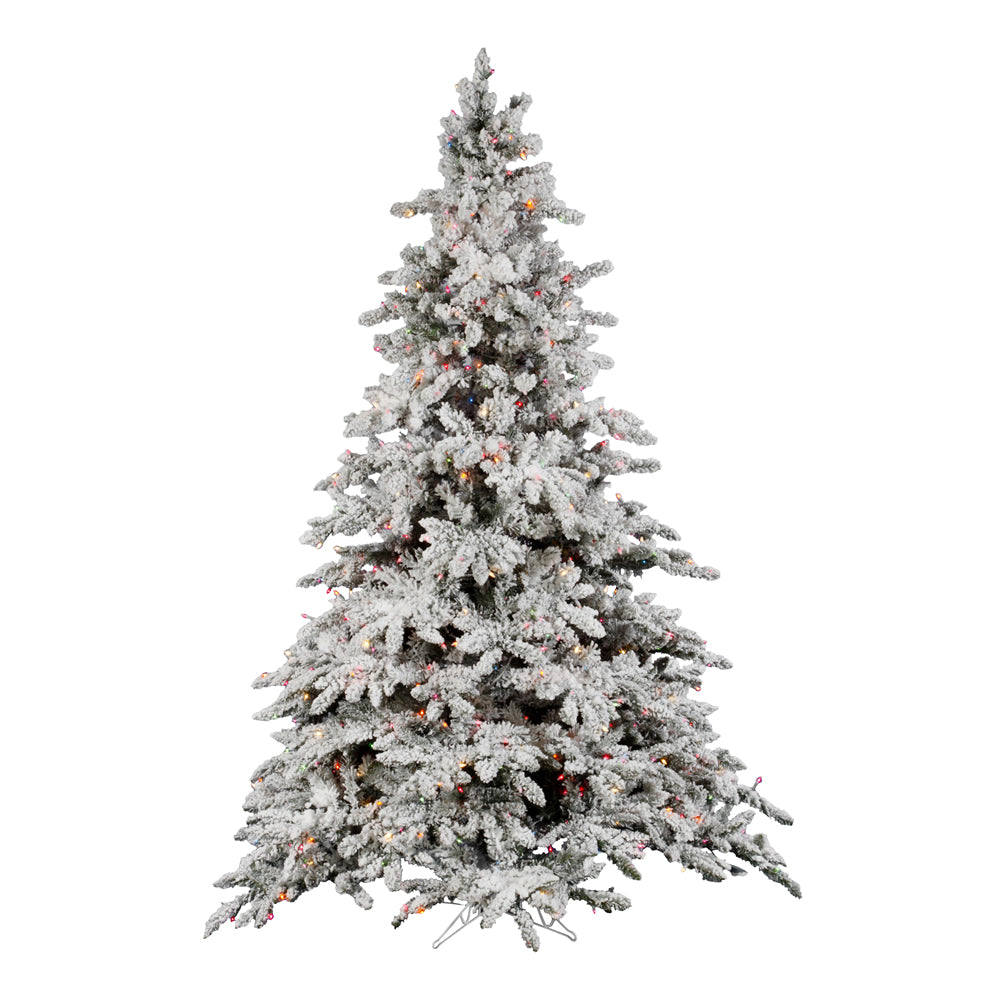 Vickerman 4.5' X 41″ Flocked Utica Dura-Lit 300MU - A895147