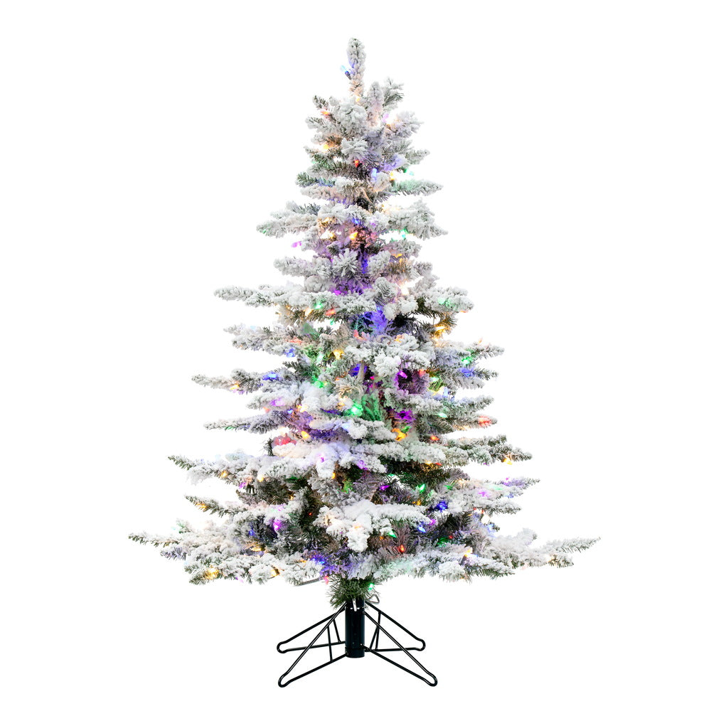 Vickerman 4.5' X 41″ Flocked Utica 300Multi - A895147LED