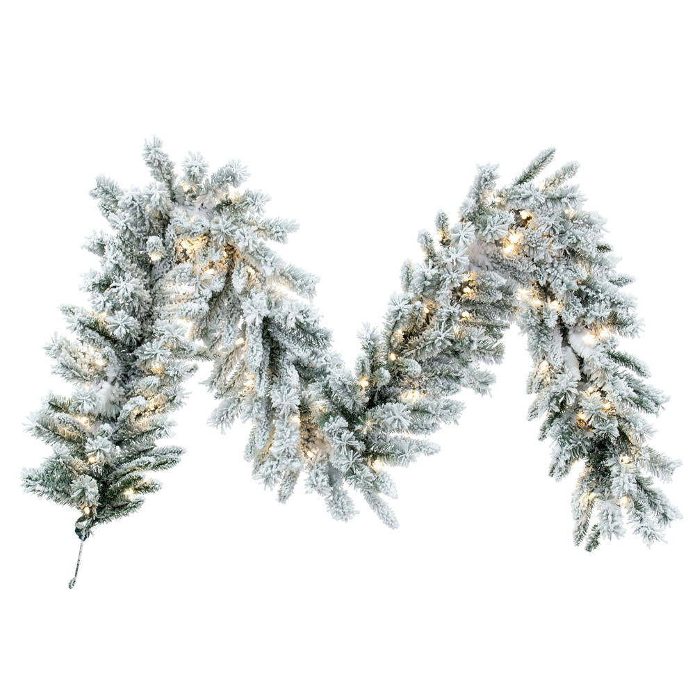 9' x 14” Flocked Utica Fir  100WW