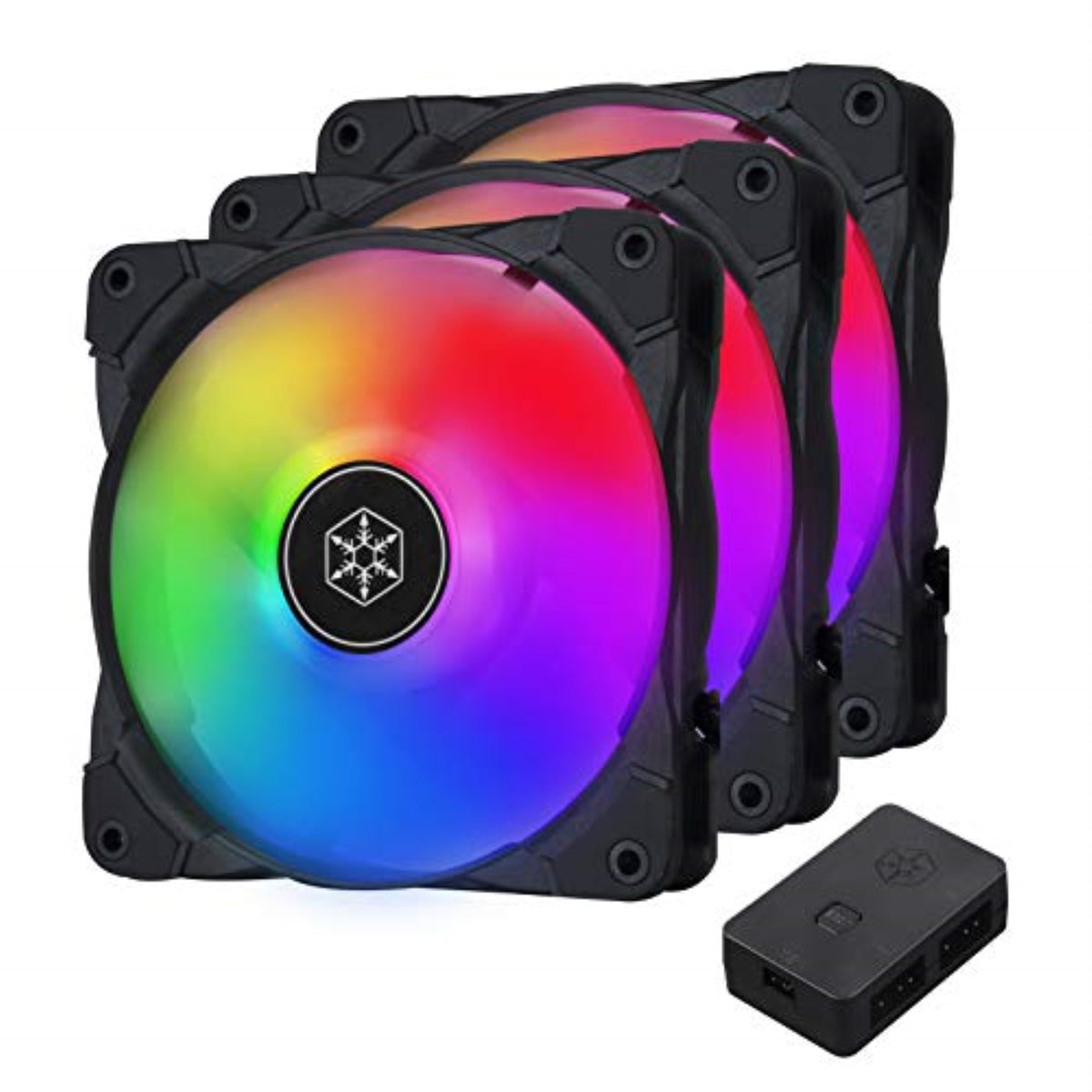Air Blazer 120I Lite Fan 3 In 1 With Argb Controller/ 120*25Mm/Argb Lighting/40K Hrs Life Time Hydro Bearing/ Controller With 4 Headers.
