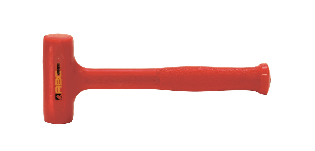 18 Oz. Polyurethane Dead Blow Hammer - Overall Length 10.50