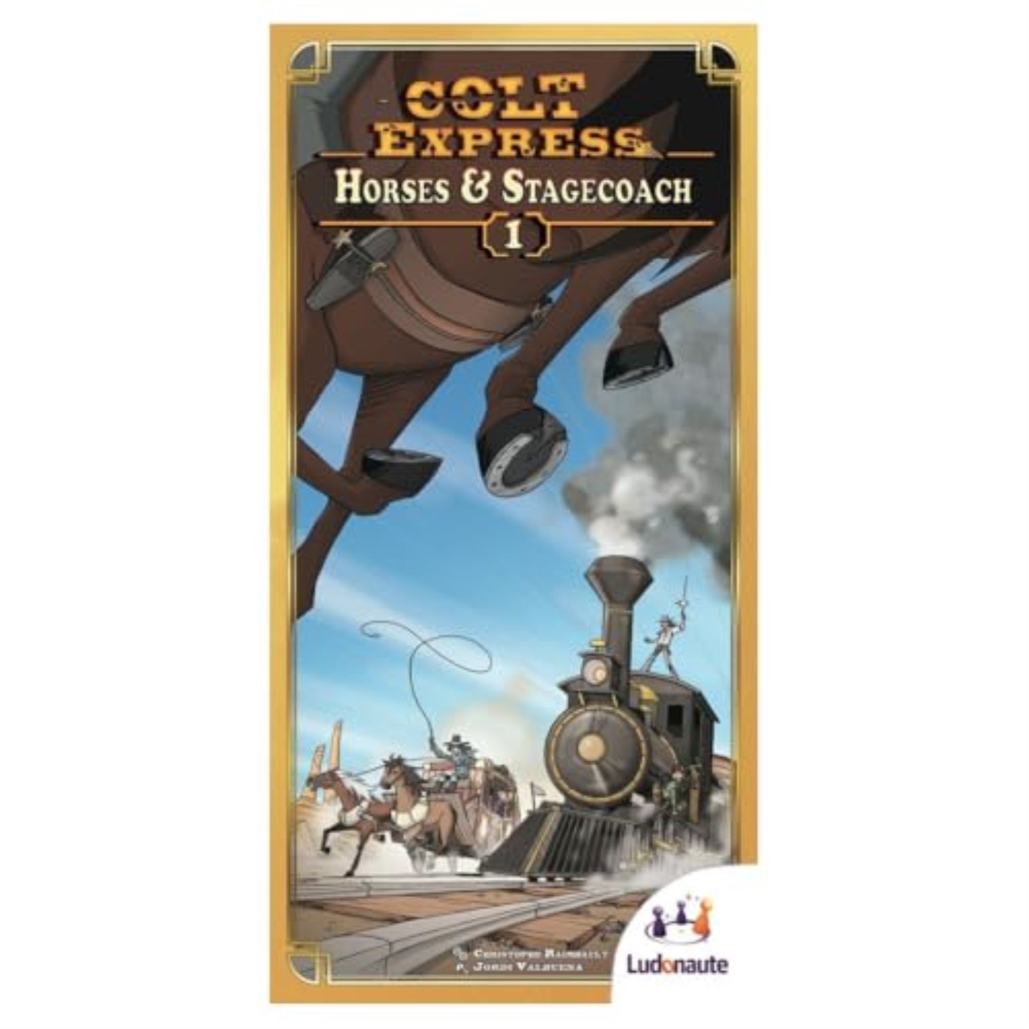 Ludonate Colt Epress Horses & Stagecoach Card Game