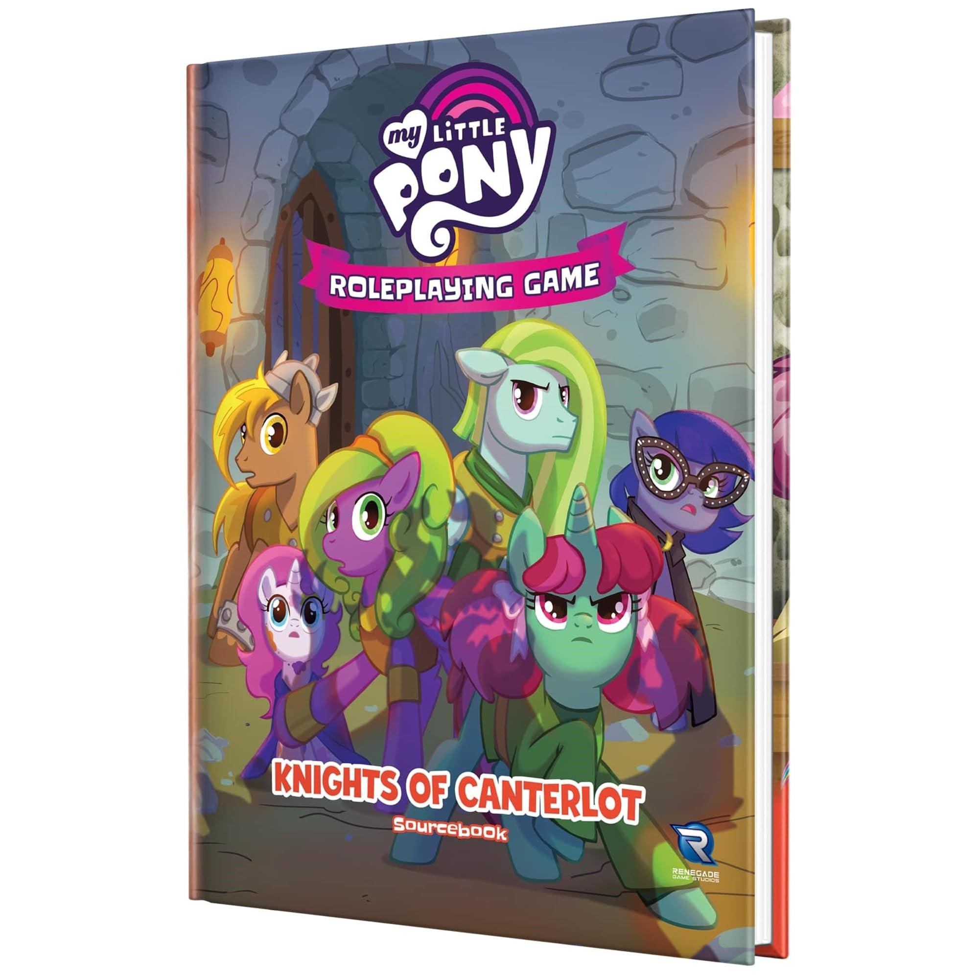 Renegade Game Studios: My Little Pony Roleplaying Game: Knights Of Canterlot Sourcebook - Rpg Expansion Book, Create Fantasy Campaigns For Your Heroes
