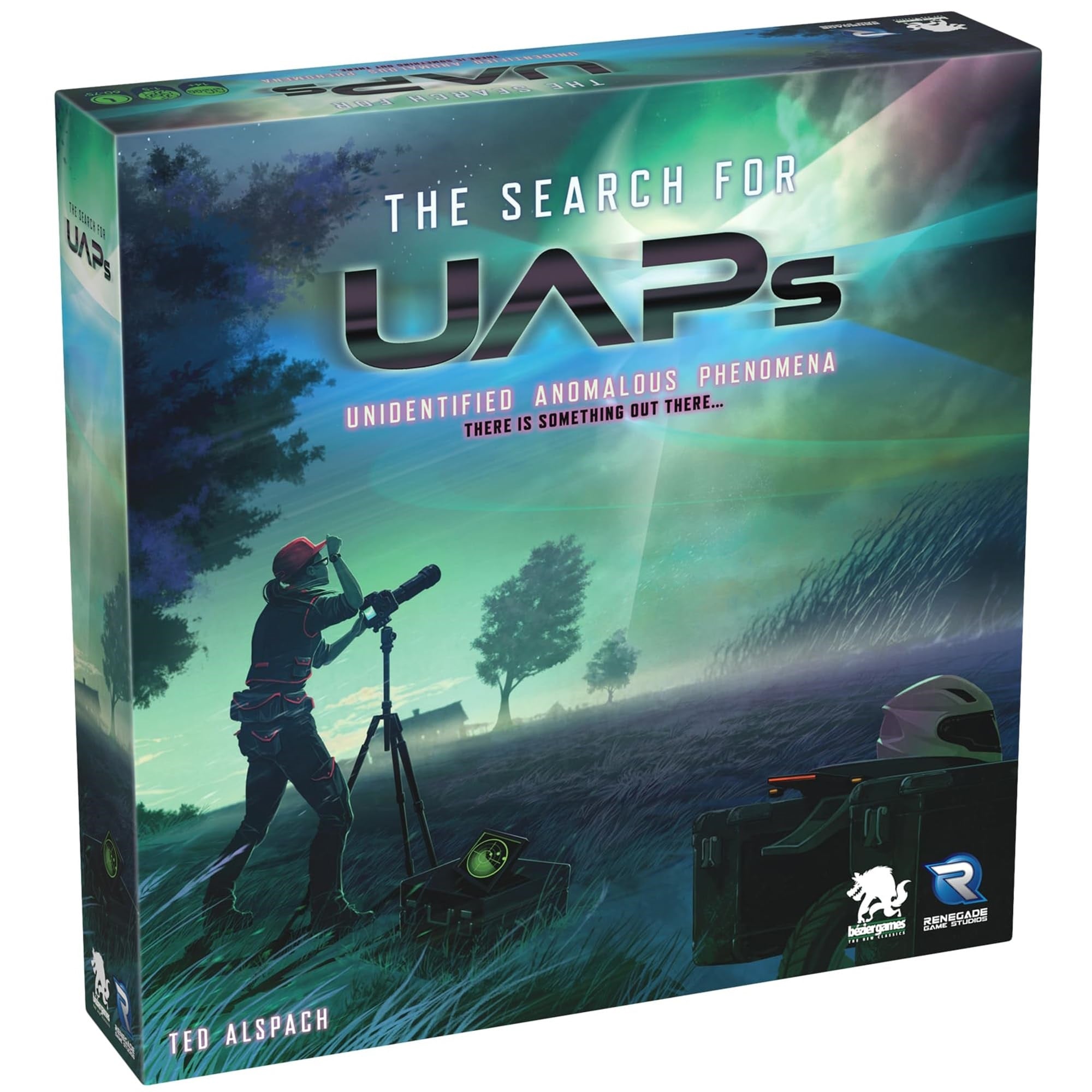 Renegade Games Studios: The Search For Uaps - Strategy Board Game, Search For Ufo'S, Sci-Fi Deduction & Strategy, Ages 14+, 60-75 Min, 1-5 Players