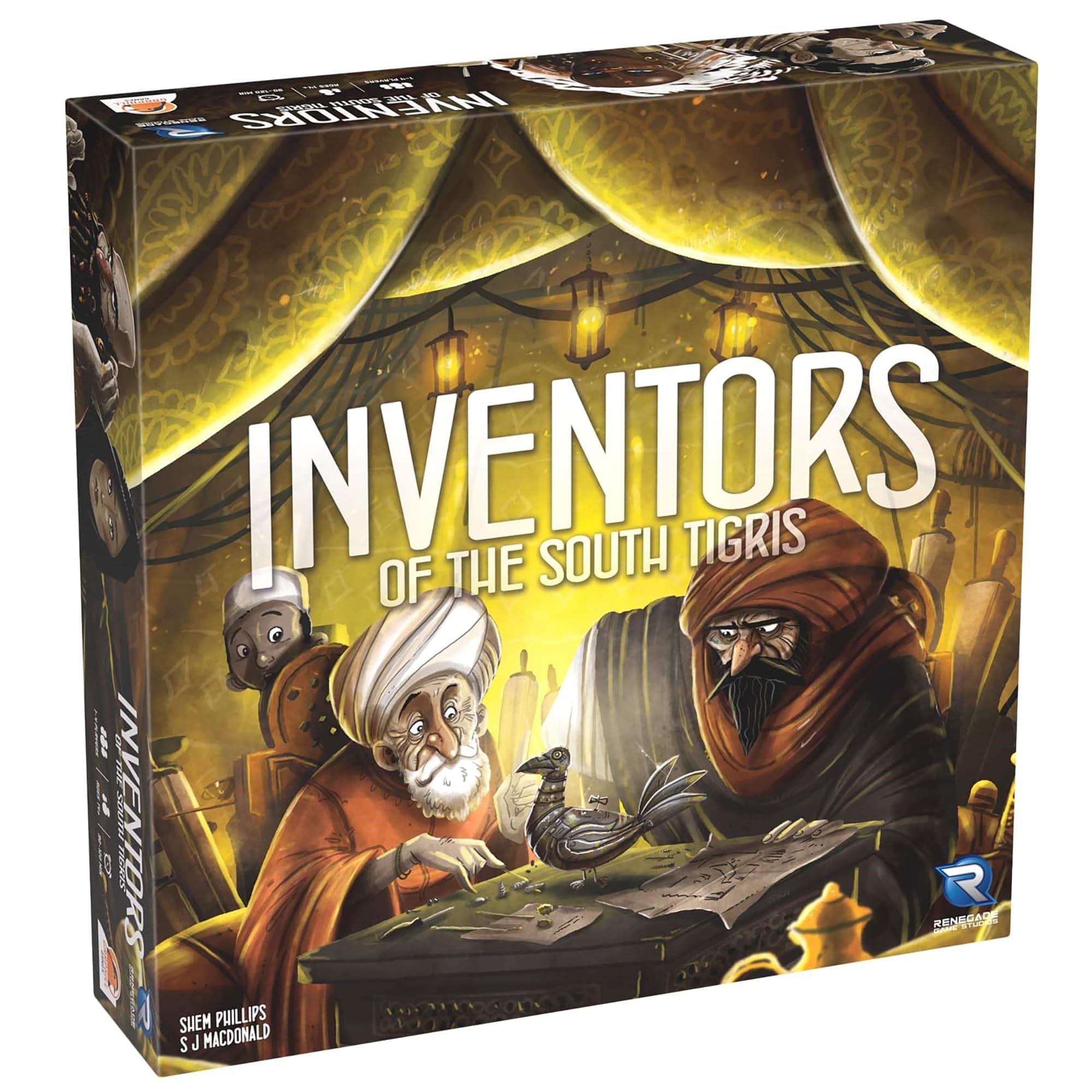 Renegade Game Studios: Inventors Of The South Tigris - Stand-Alone Strategy Game In The South Tigris Trilogy, Garphill Games, Ages 14+, 1 -4 Players