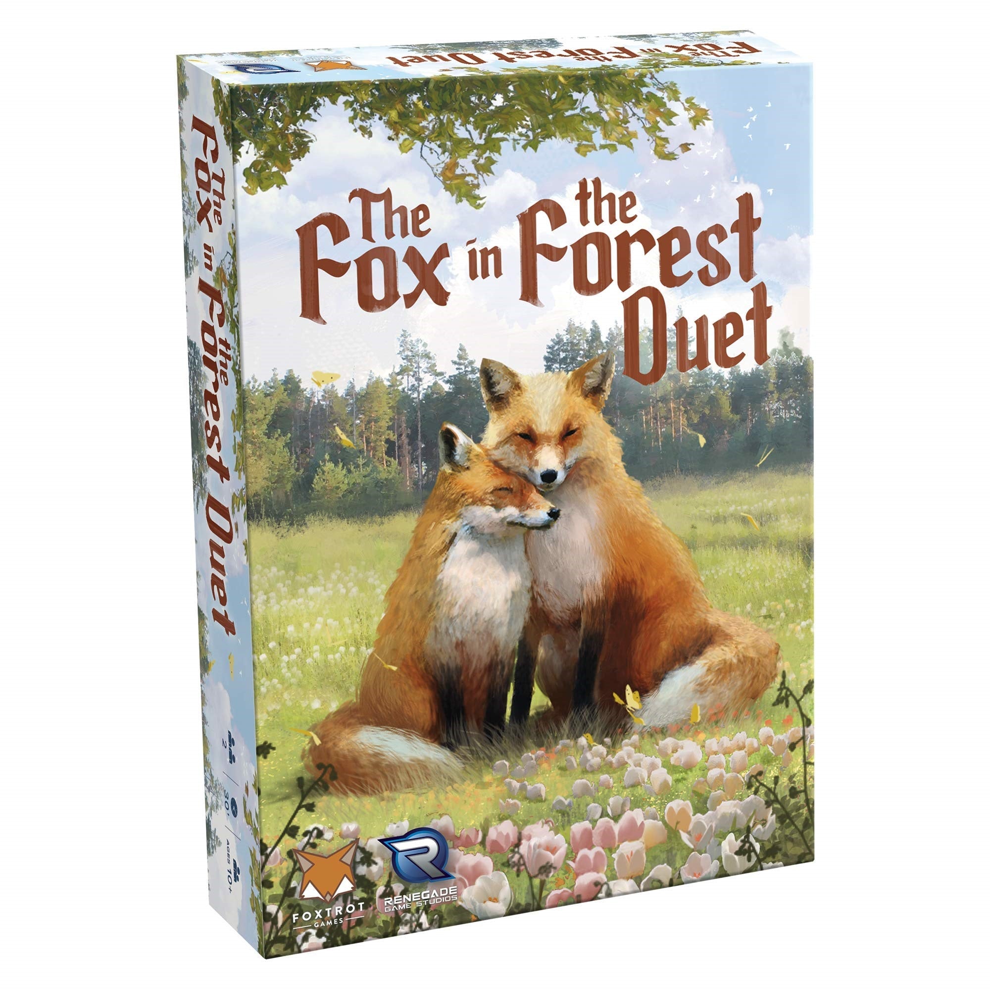 Renegade Game Studios Fox In The Forest Duet Card Game For 2 Players Aged 10 & Up , Cooperative Trick-Taking Game.