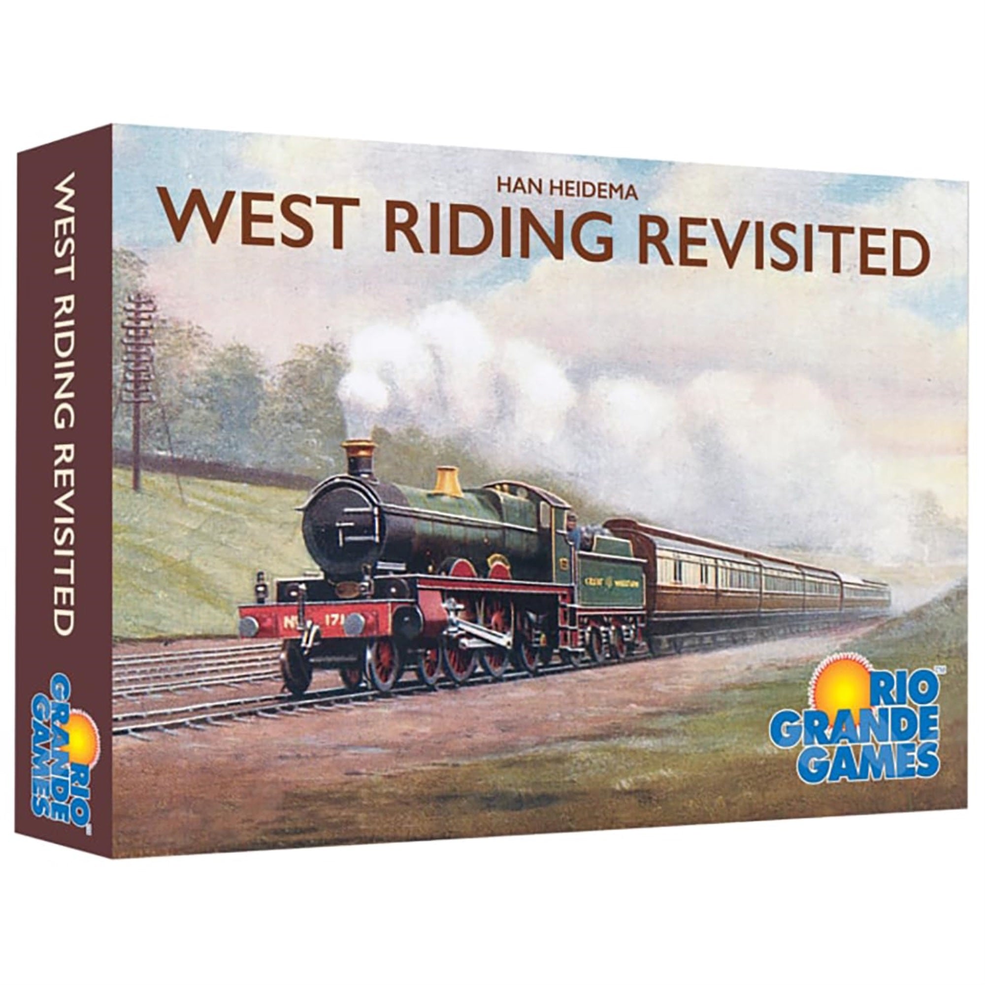 Rio Grand Games: West Riding Revisited - Railway Strategy Board Game, Invest & Manage, Set In Post World War I Britain, Ages ?, 3-6 Players, 30-60 Min