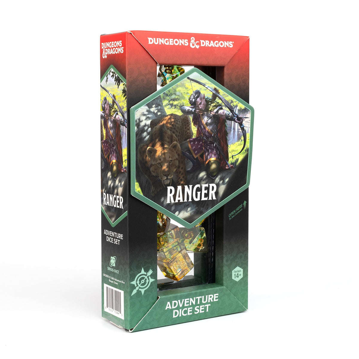 D&D Adventure Dice (Ranger Class: Green)
