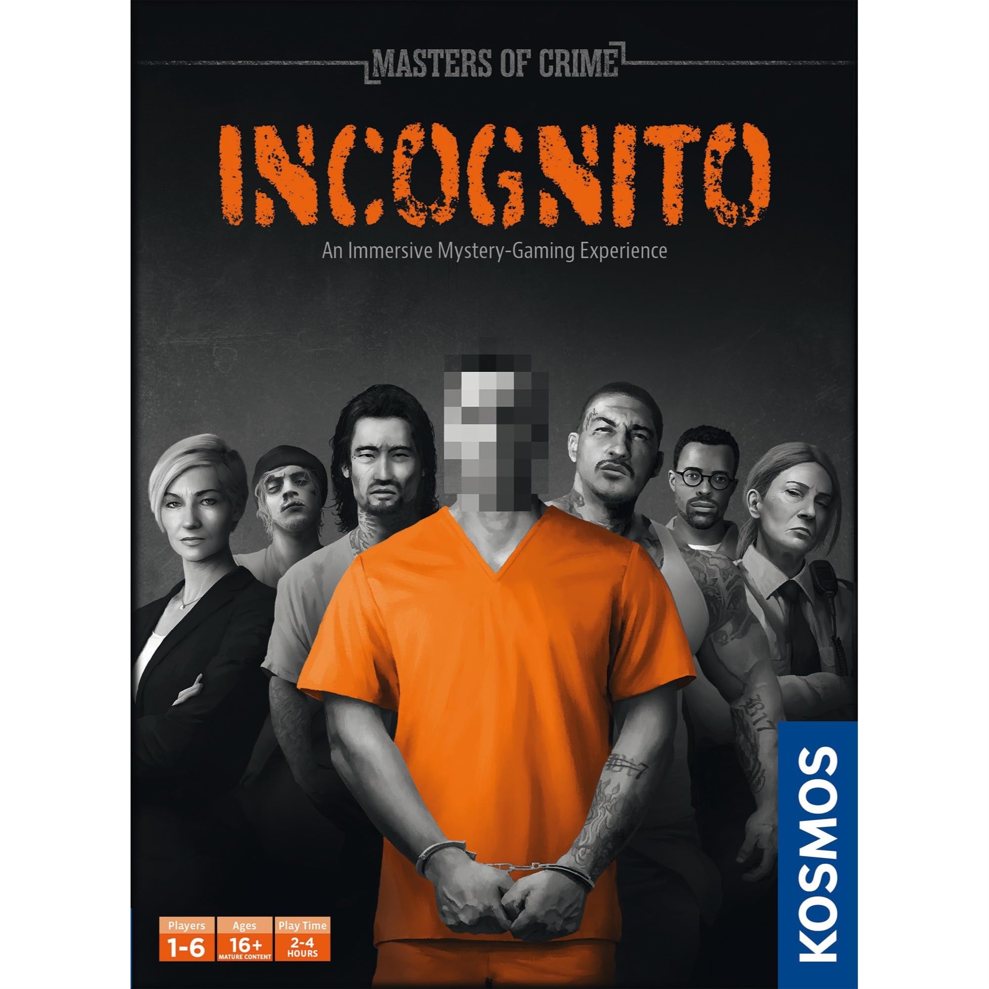 Thames & Kosmos Masters Of Crime: Incognito | Murder Mystery Game | Prison Break | Co-Op Game | 1+ Players | Ages 16+