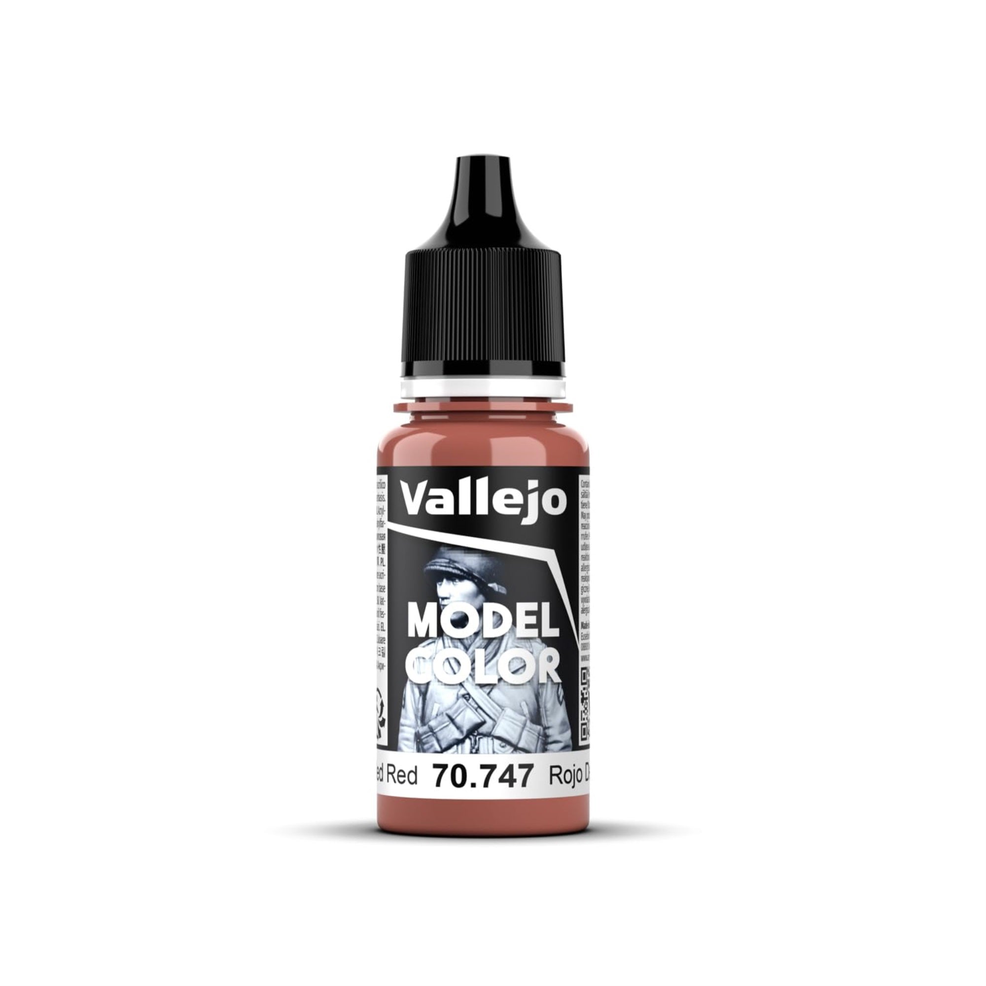 Vallejo Model Color 70747 Faded Red (18Ml)