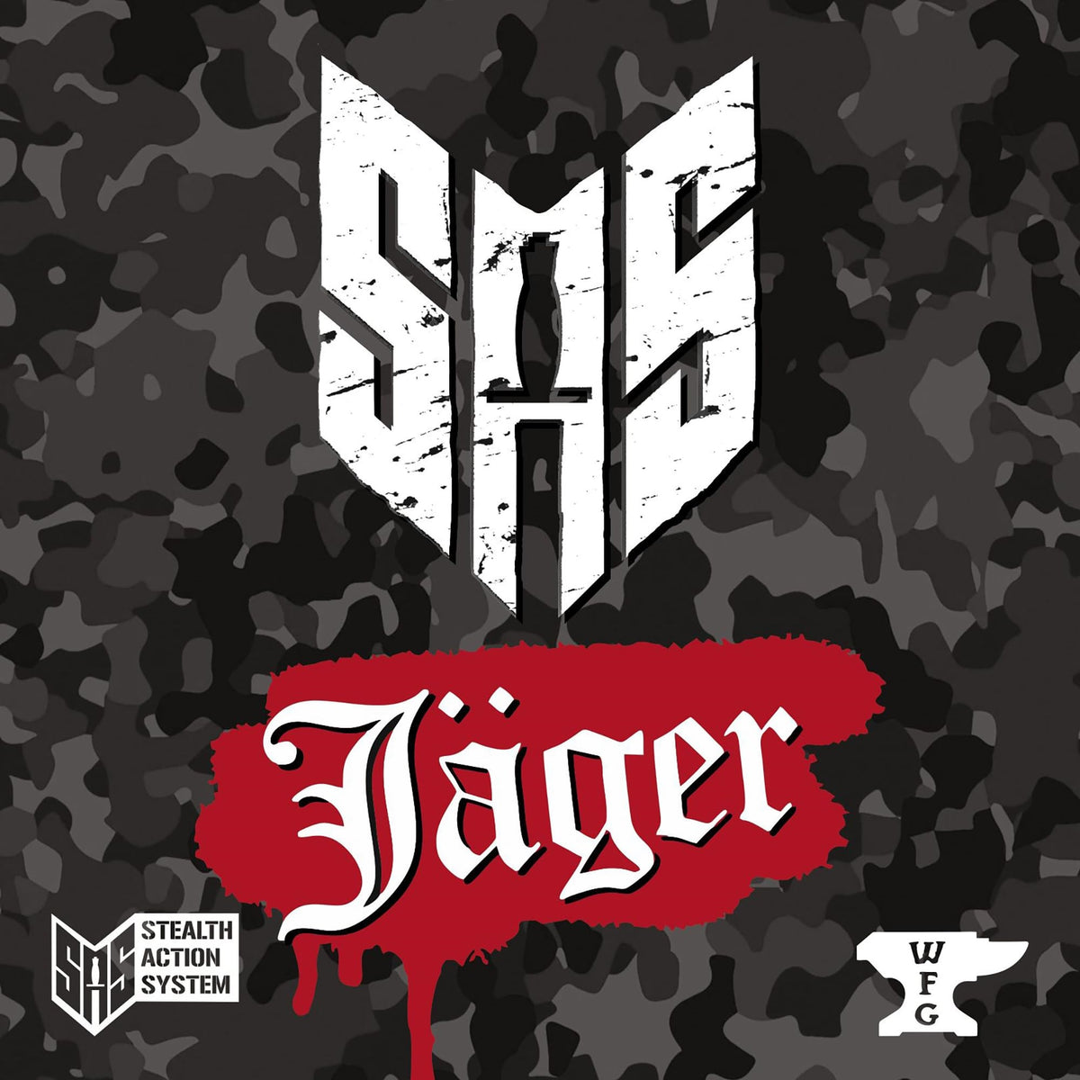 Word Forge Games: Sas Rogue Regiment - Jager Expansion - Strategy Board Game, Wwii Stealth Action Game, Military Theme, Ages 14+, 1-4 Players, 60 Min