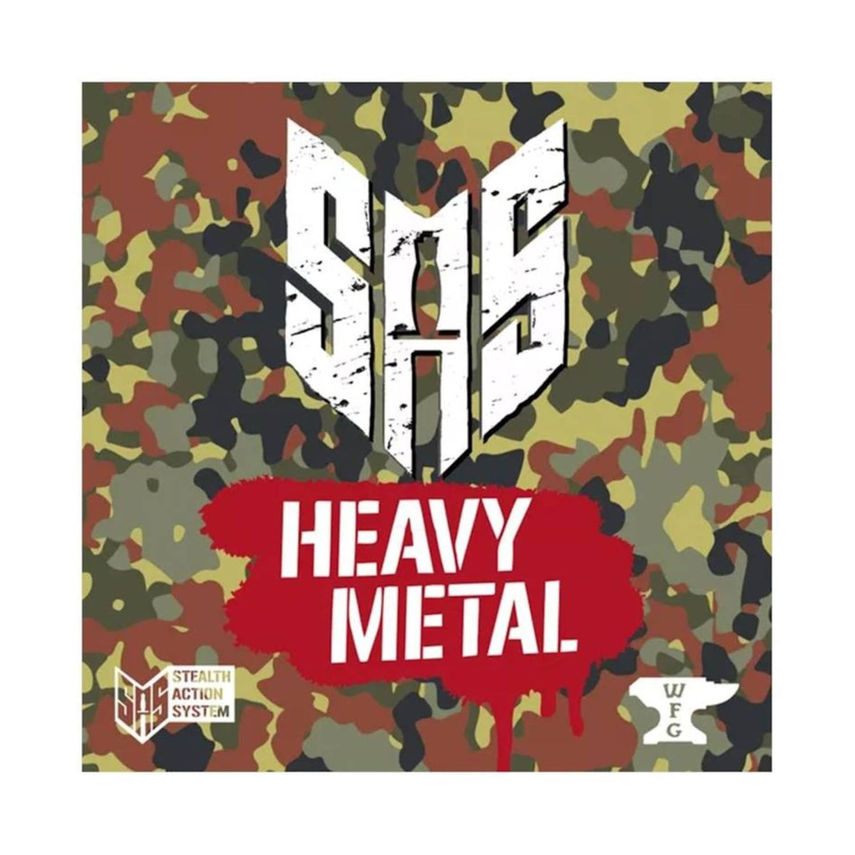 Word Forge Games: Sas Rogue Regiment - Heavy Metal Expansion - Strategy Board Game, Wwii Stealth Action, Military Theme, Ages 14+, 1-4 Players, 60 Min