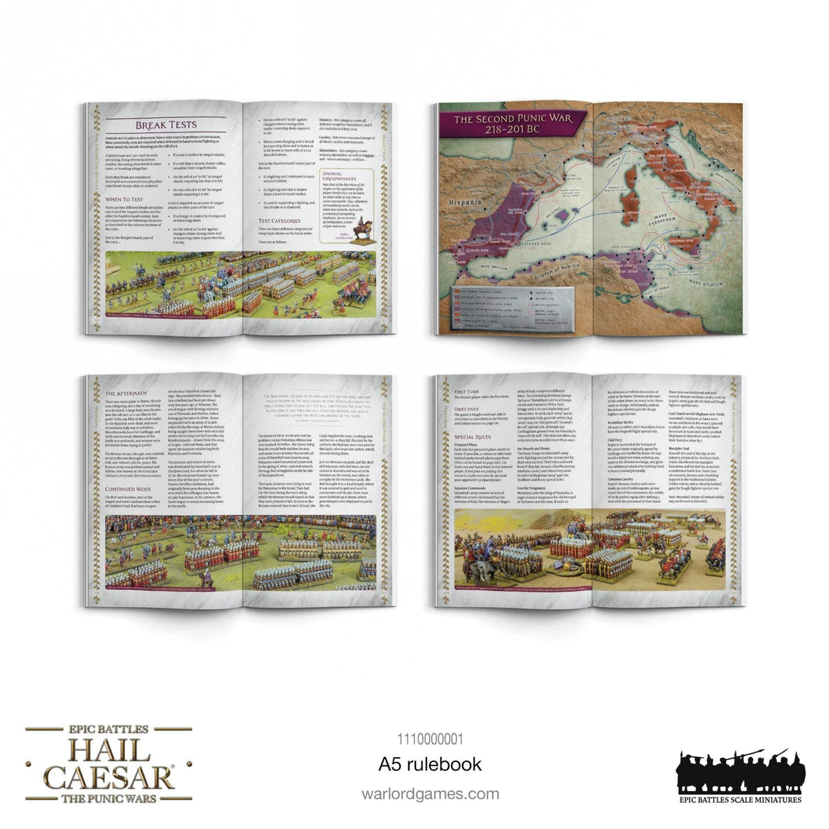 Rulebook Warlord Games Hail Caesar Epic Battles