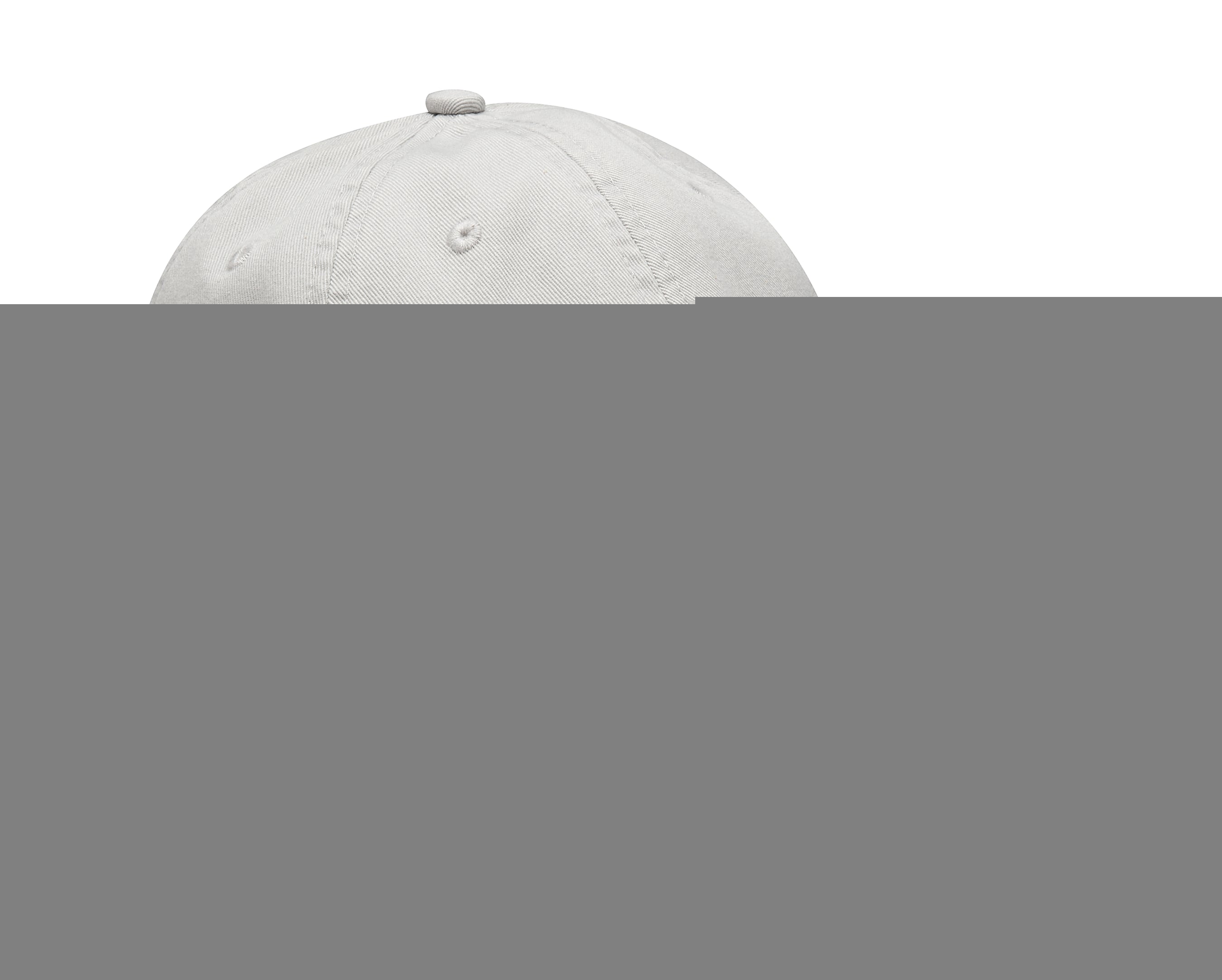 LP104 |OPTIMUM II SOLID TRUE COLORS- Cotton twill, vat dyed for true color, six panel, low profile, unstructured cap with Adams Cool-Crown mesh lining and leather strap closure with antique brass buckle and grommet.  - GREY