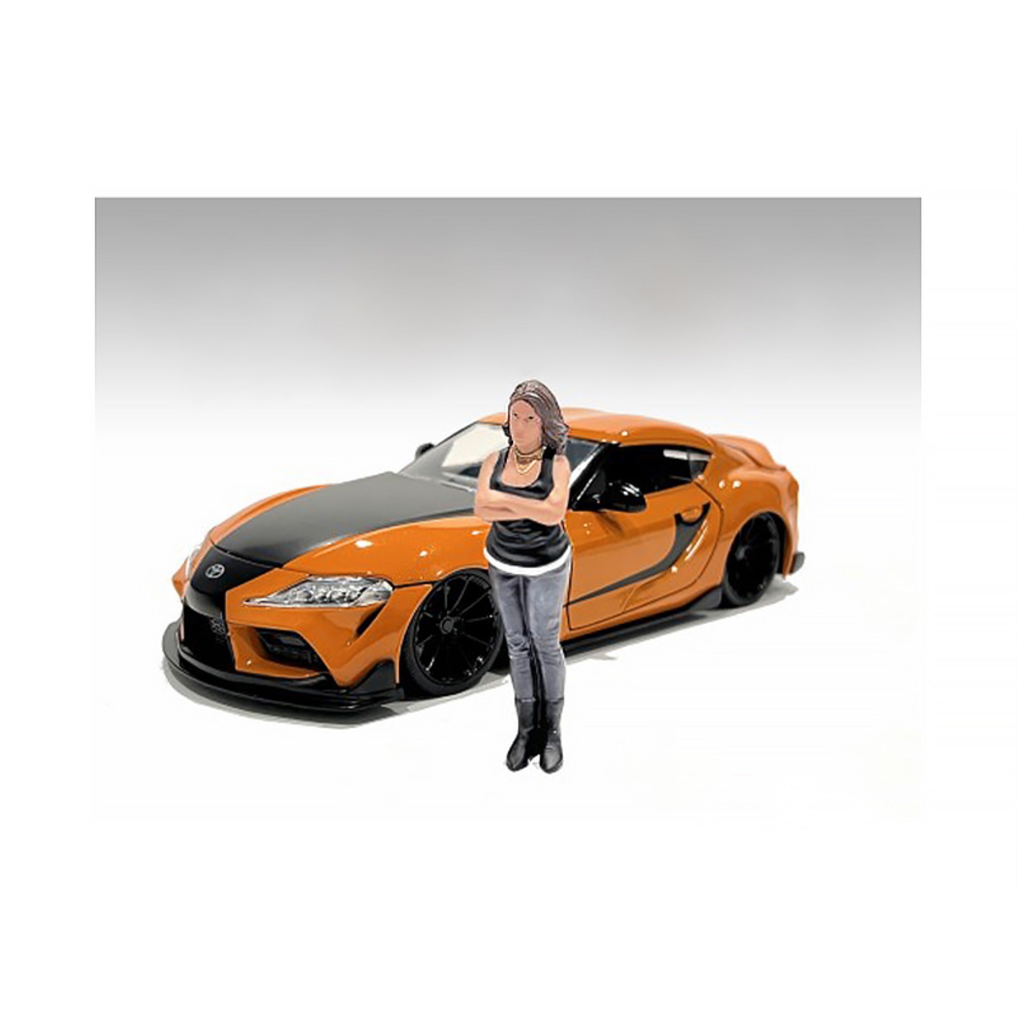 Car Meet 3' Figurine 2 For 1/24 Scale Models By American Diorama