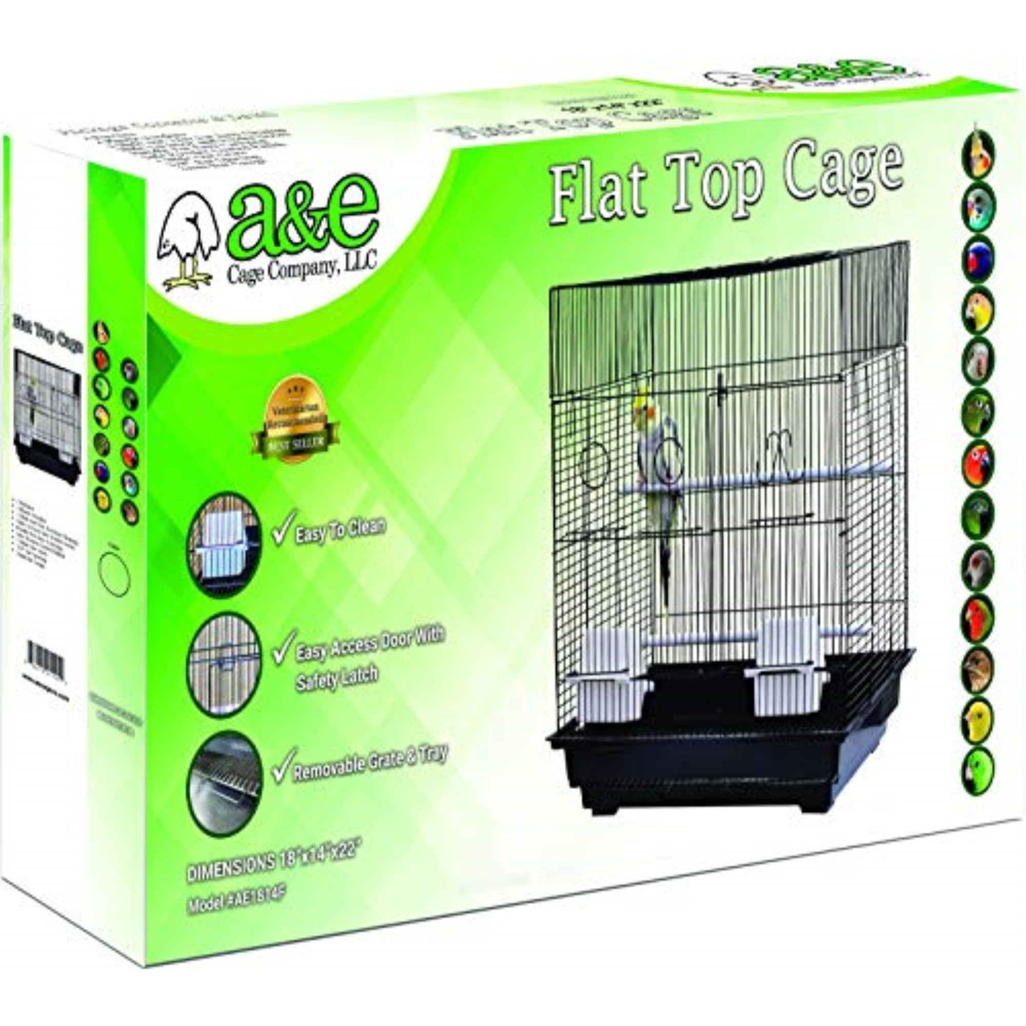 18'X14' Flat Top Cage In Retail Box (Single Pack)