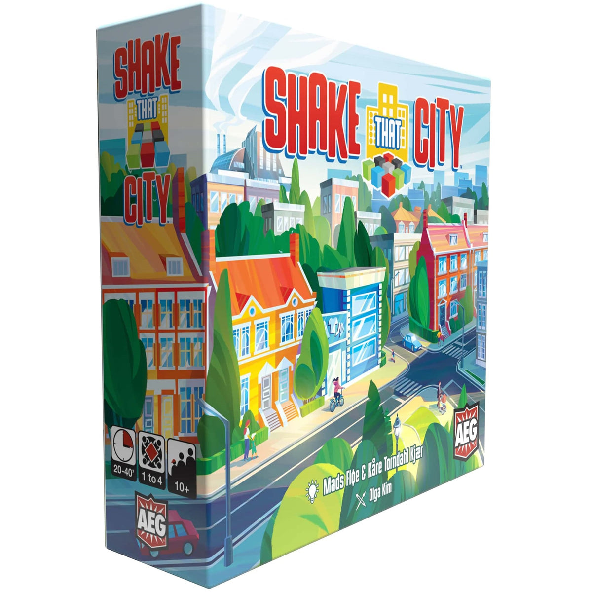 Alderac Entertainment Group Shake That City - Dexterity City Building Board Game, Alderac Entertainment Group, Ages 10+, 1-4 Pla