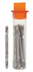 1/8 Double End Hss Stubby Drill Bits - Carded