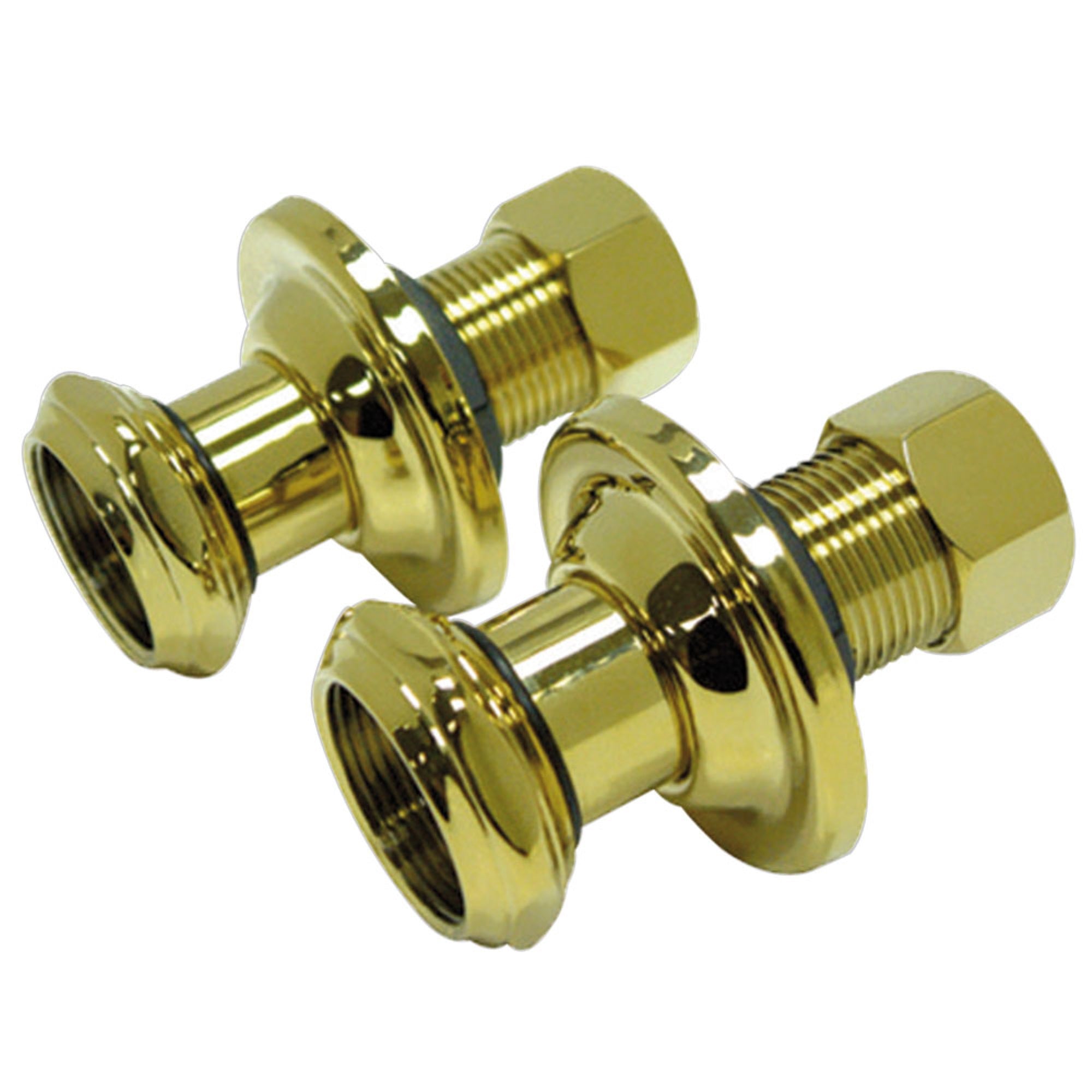 Aqua Vintage Aeu4102 1-3/4 Wall Union Extension, Polished Brass