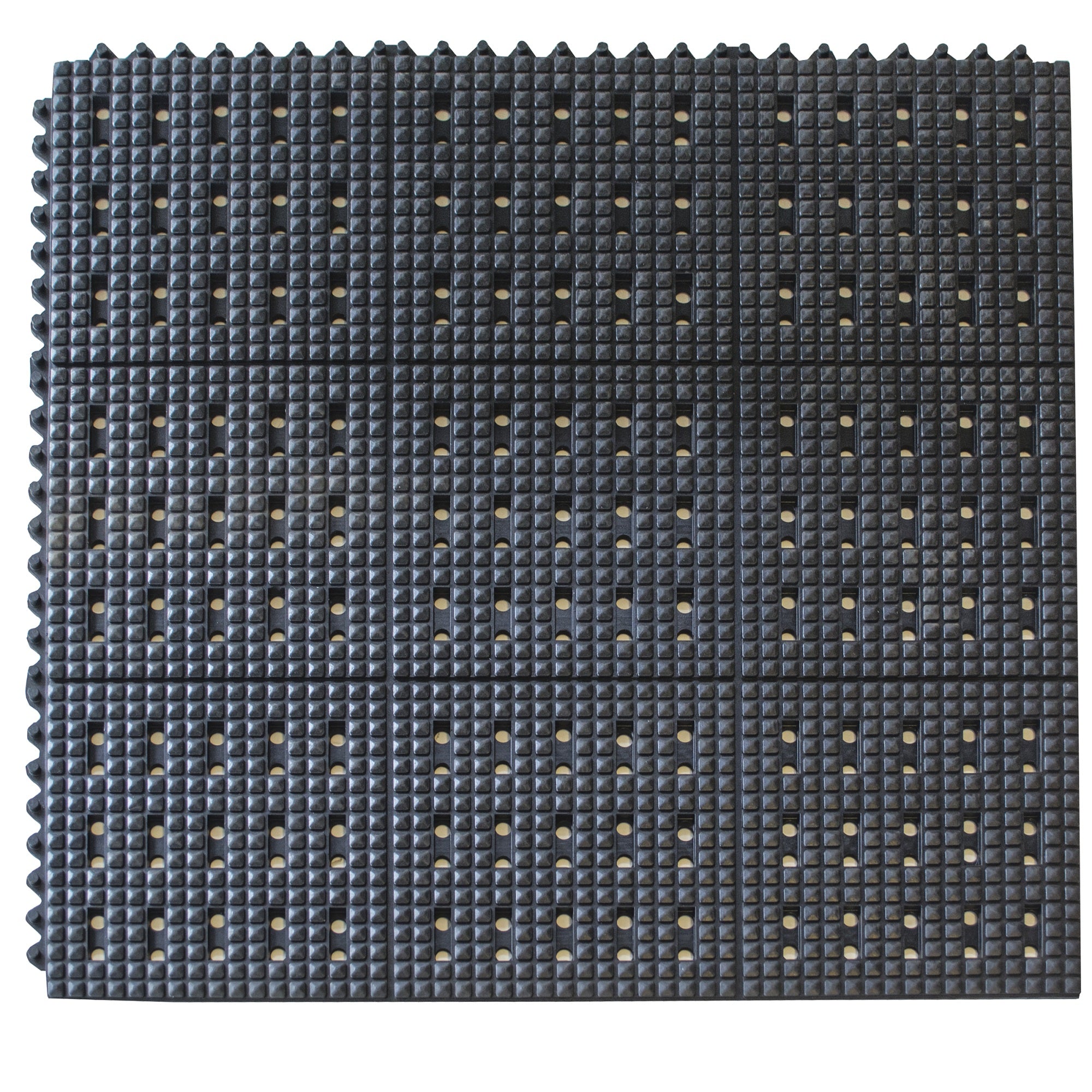 Buffalo Tools 3 X 3 Foot Anti-Fatigue Interlocking Rubber Mats - 4 Pack