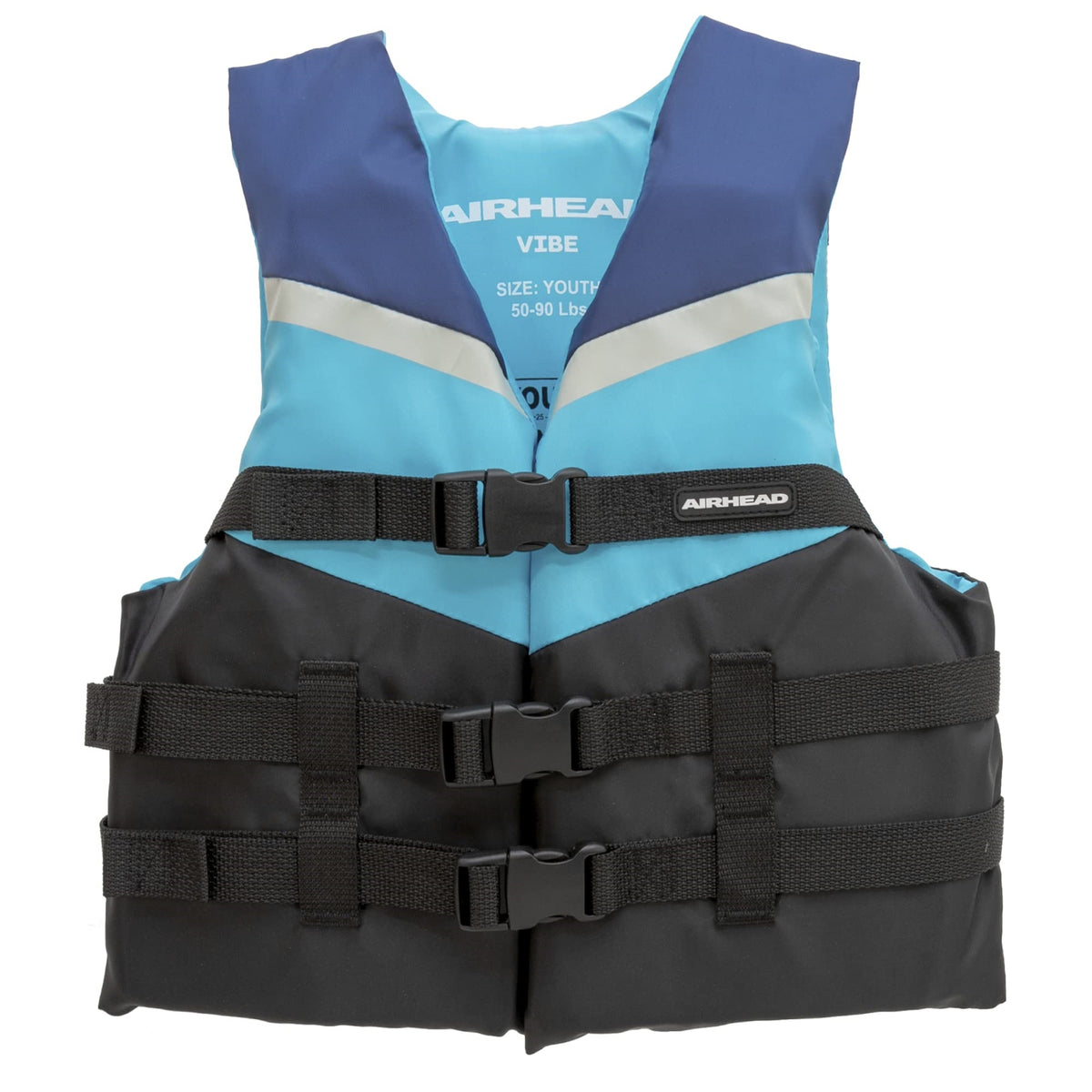 Airhead Vibe Life Vest, Closed Sided Pfd, Youth