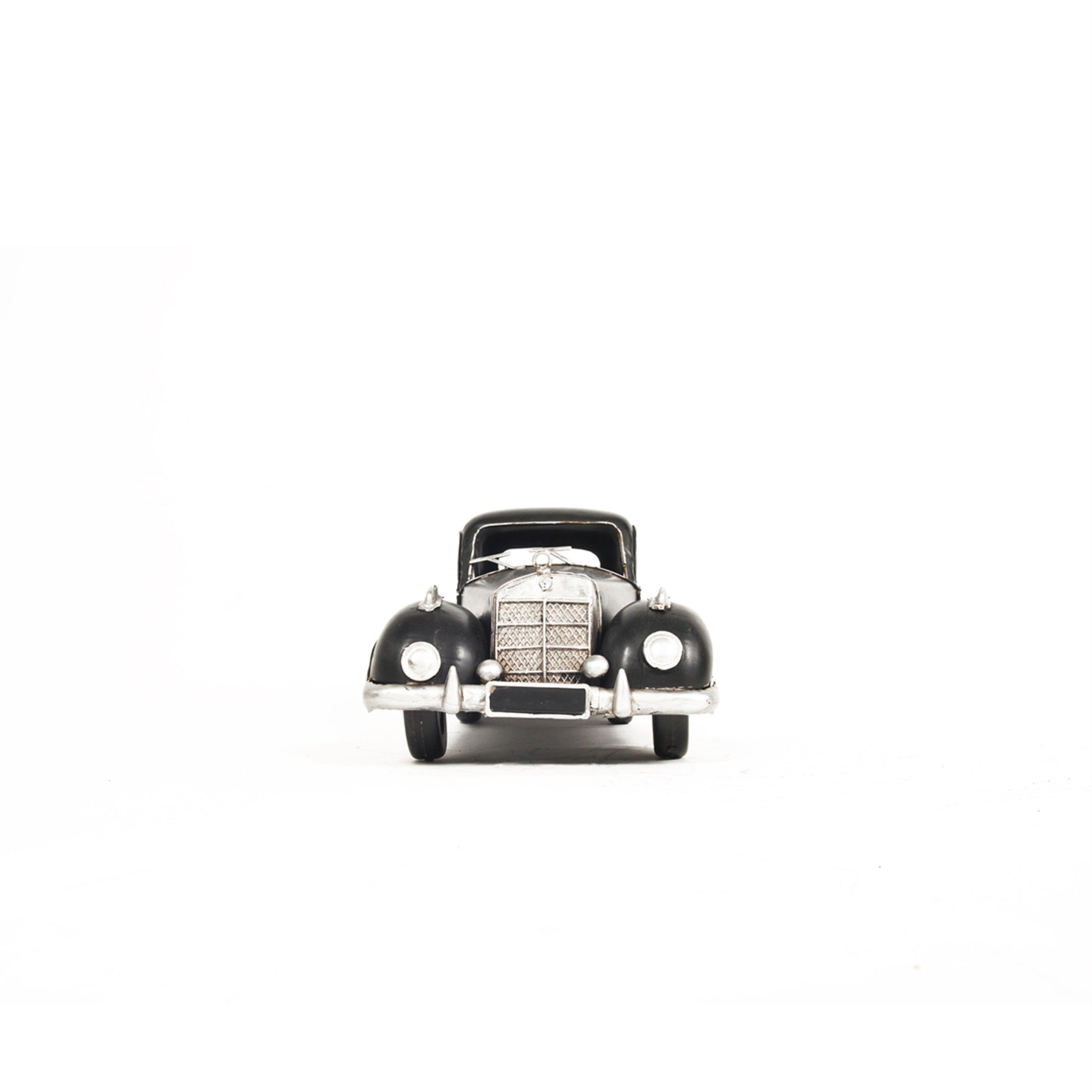 1937 Plymouth P4 Deluxe Black Metal Model Car