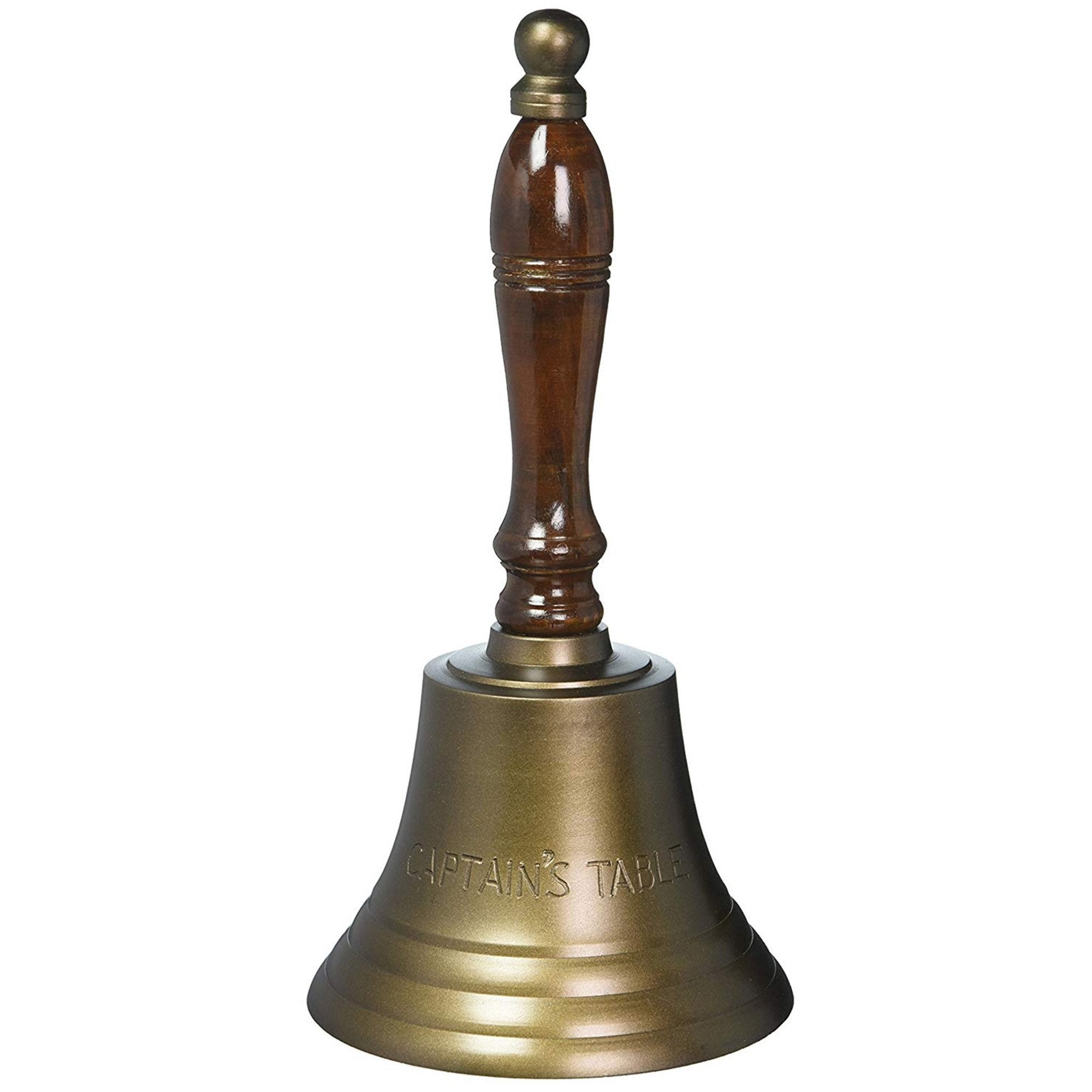 Aluminum Captains Bell Antique Finish Engraved