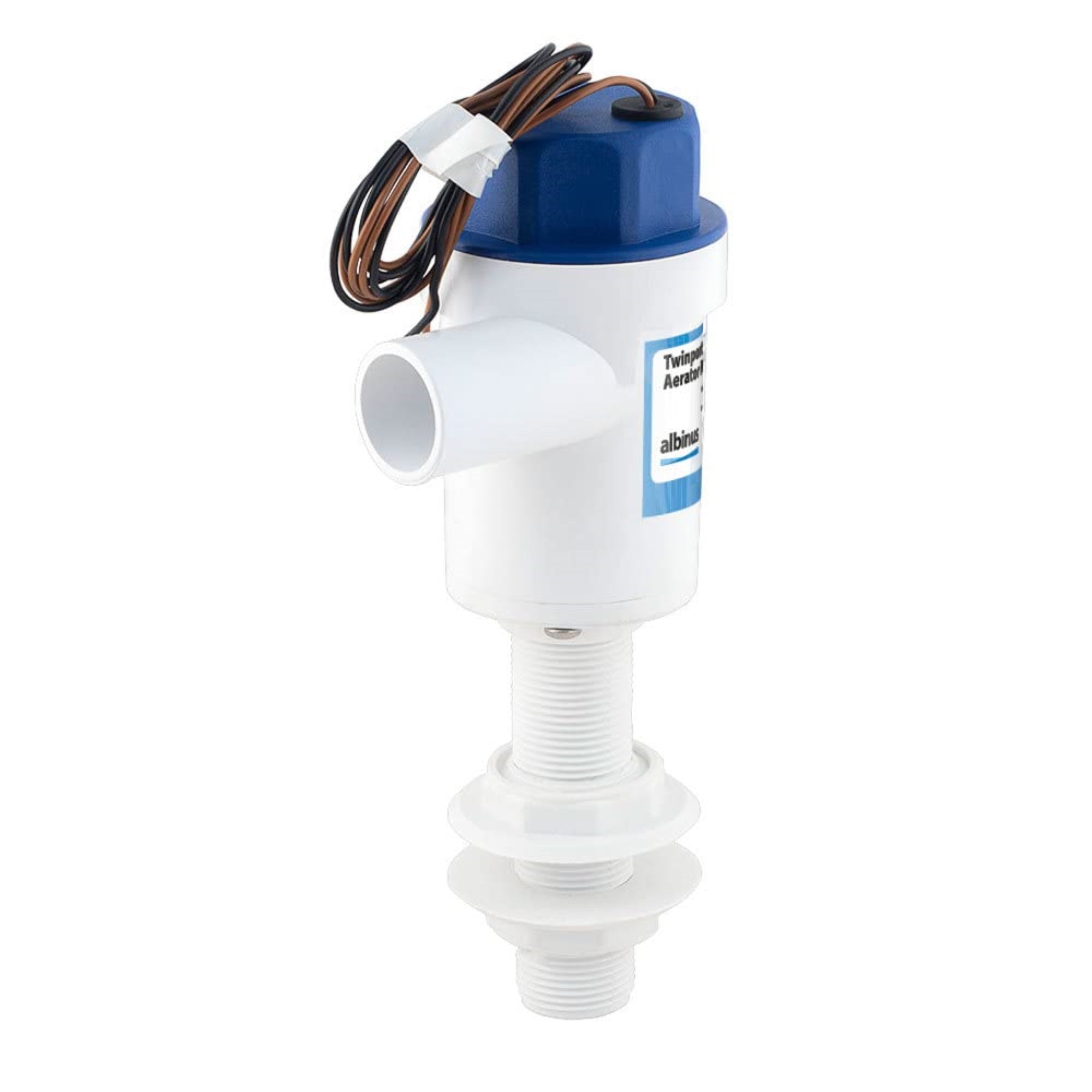 Albin Pump Marine Cartridge Aerator Pump 1100 Gph 12V Staright - 01-05-081