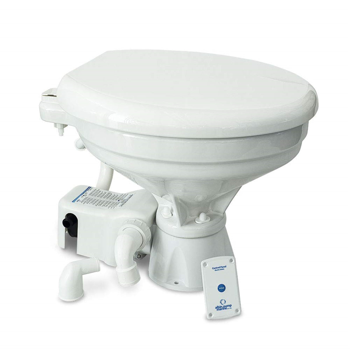 Albin Pump Marine 07-02-006 Toilet Standard Electric Evo Comfort - 12V