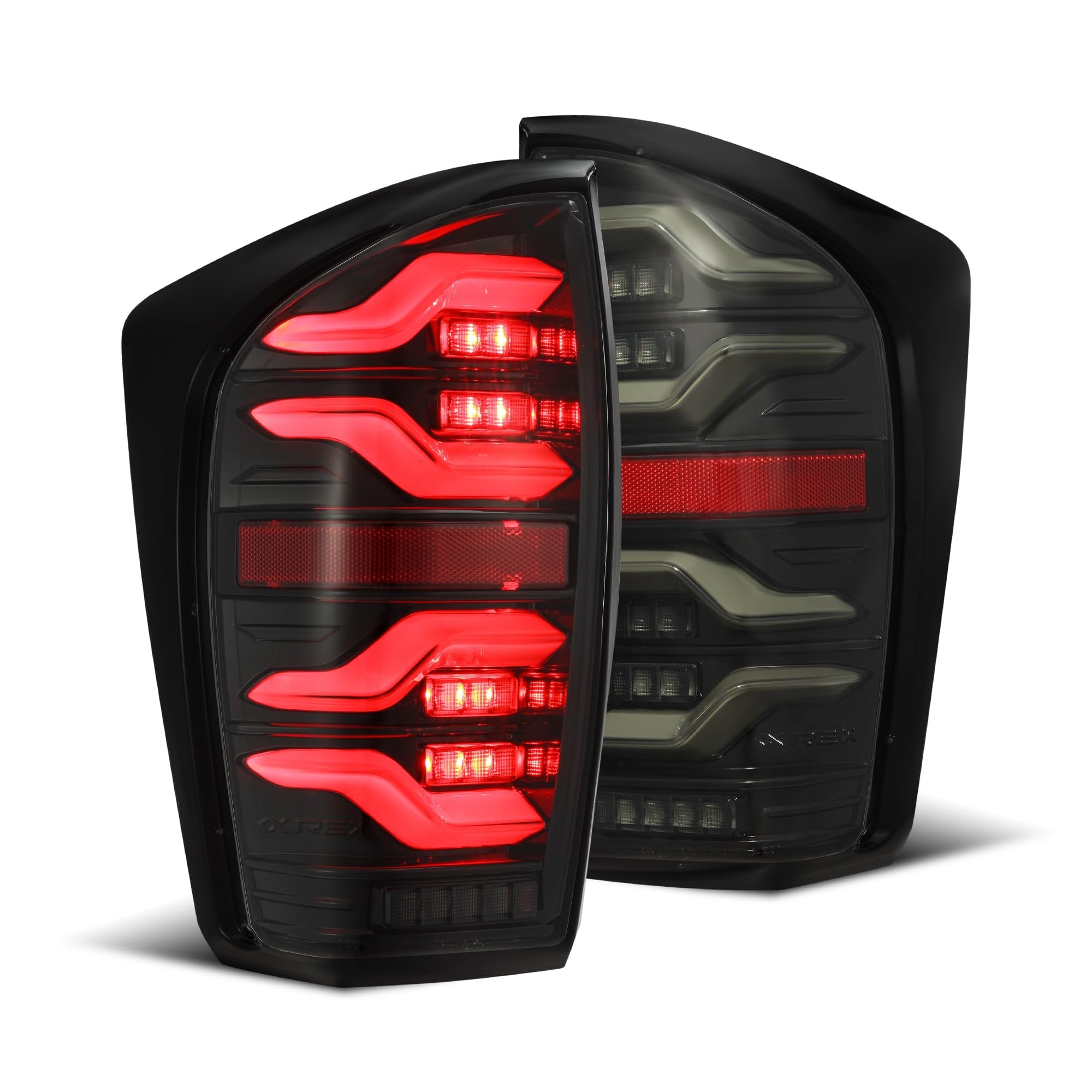Alpharex For 16-23 Tacoma LUXX-Series LED Tail Lights Alpha-Black