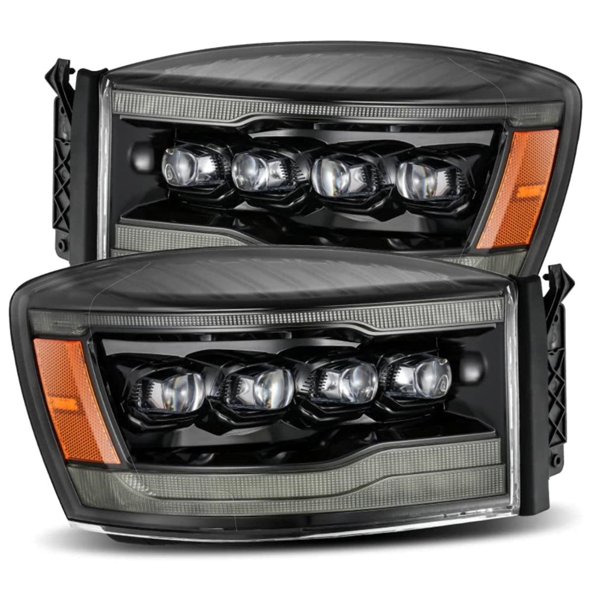 Alpharex Usa 880538 Nova Series Projector Headlights Fits Dodge Ram 1500,Clear