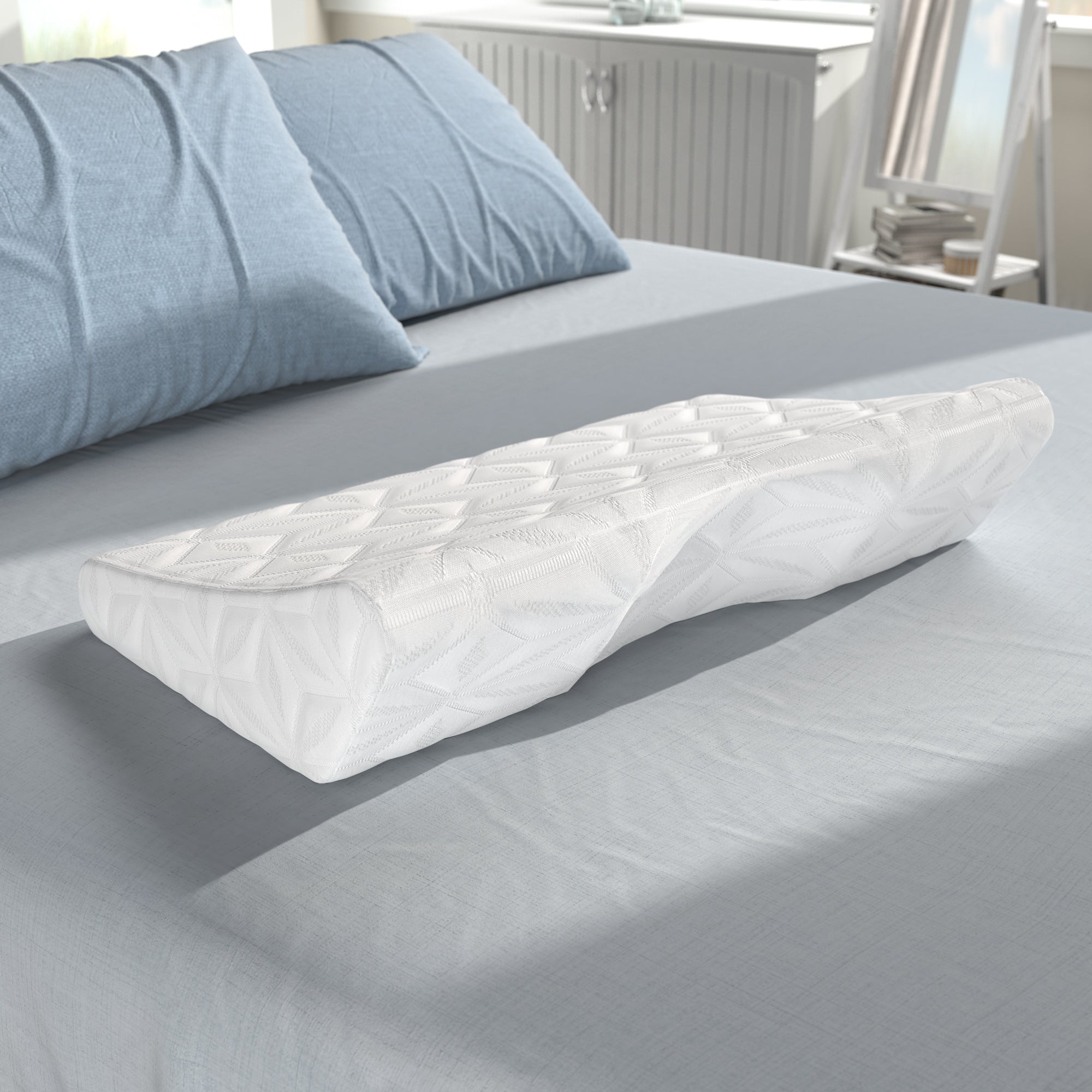 Yoona Memory Foam Orthopedic Cervical Contour Pillow