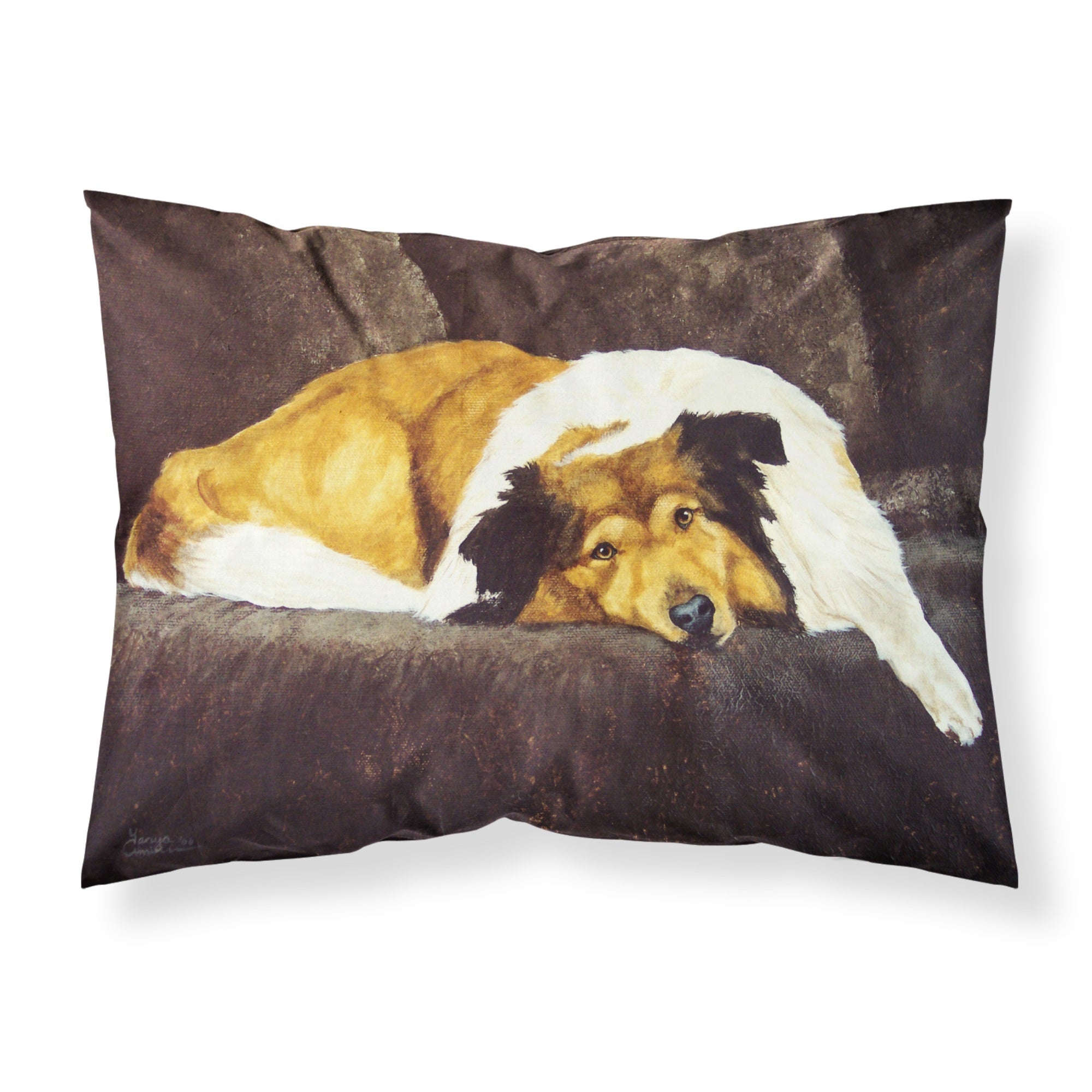 Caroline'S Treasures Collie By Tanya And Craig Amberson Fabric Standard Pillowcase Amb1031Pillowcase, Multicolor