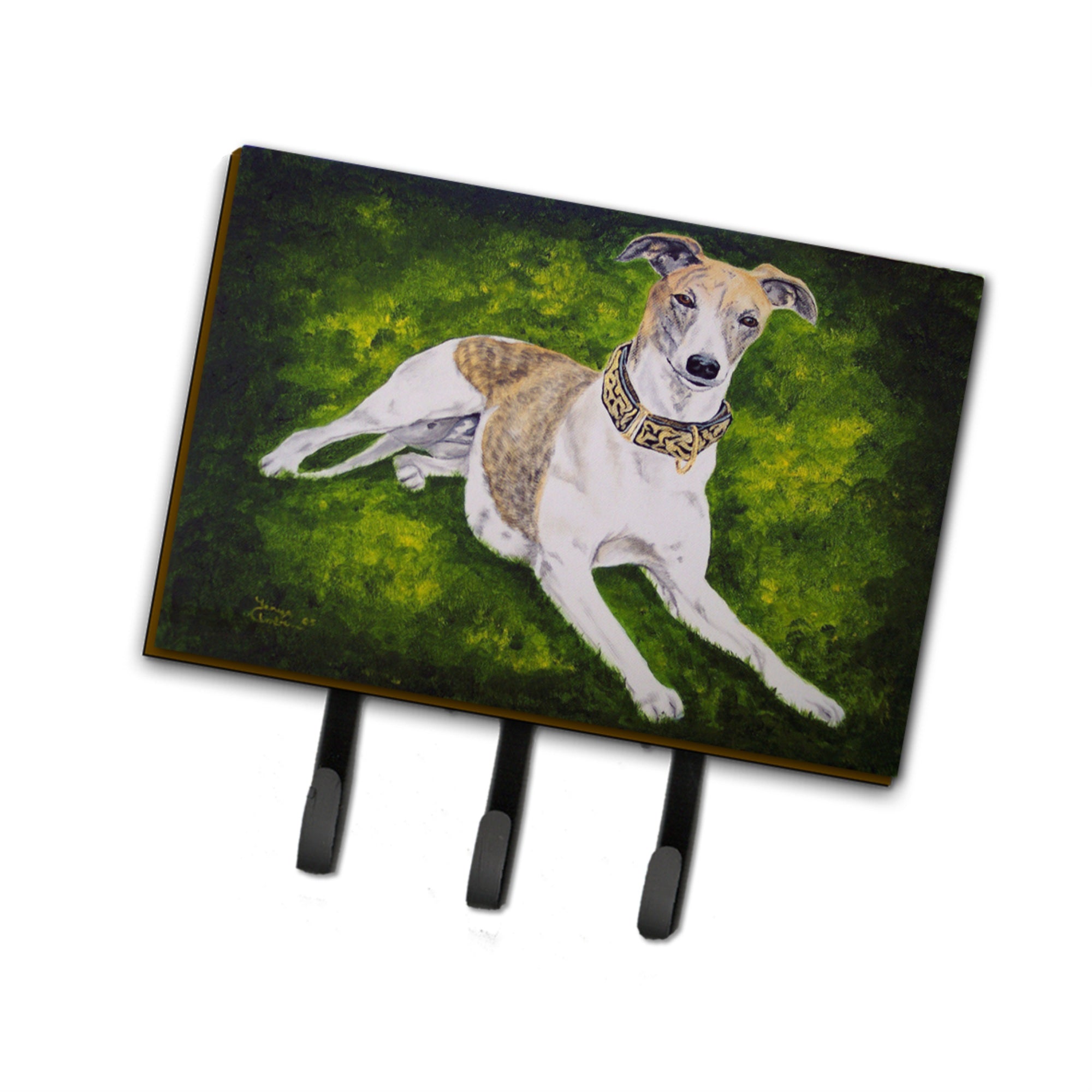Caroline'S Treasures Amb1045Th68 Isabella Greyhound Leash Or Key Holder, Large, Multicolor